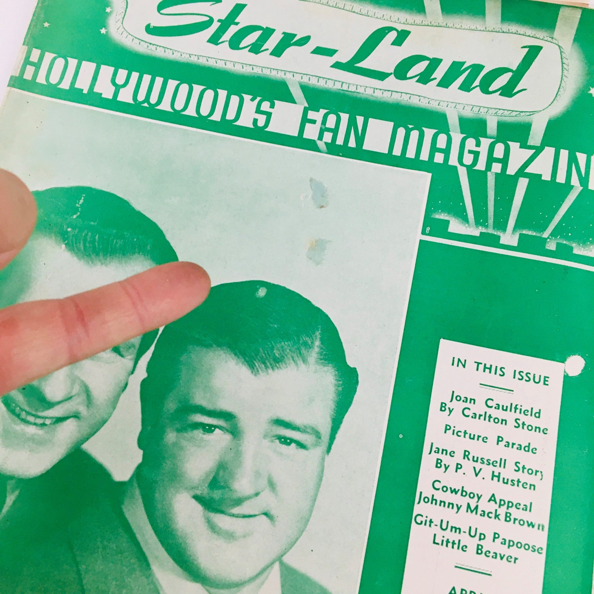 Star-Land Hollywood's Fan Magazine April 1946 The Jane Russell Story No Label