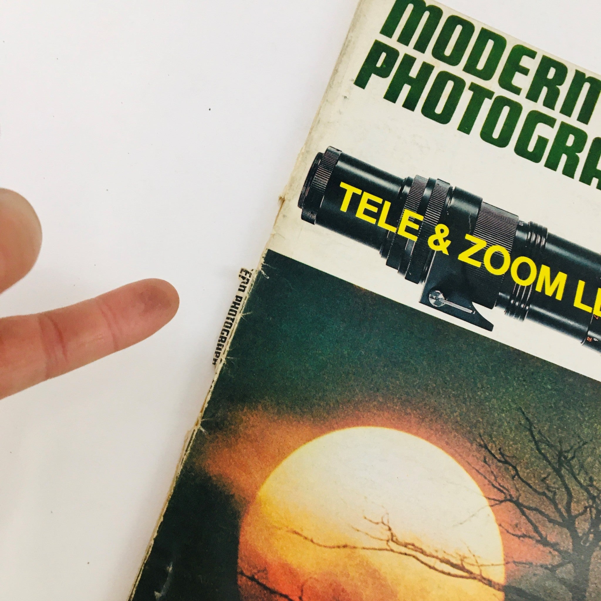 Modern Photography Magazine August 1970 Tele & Zoom Lens Special No Label