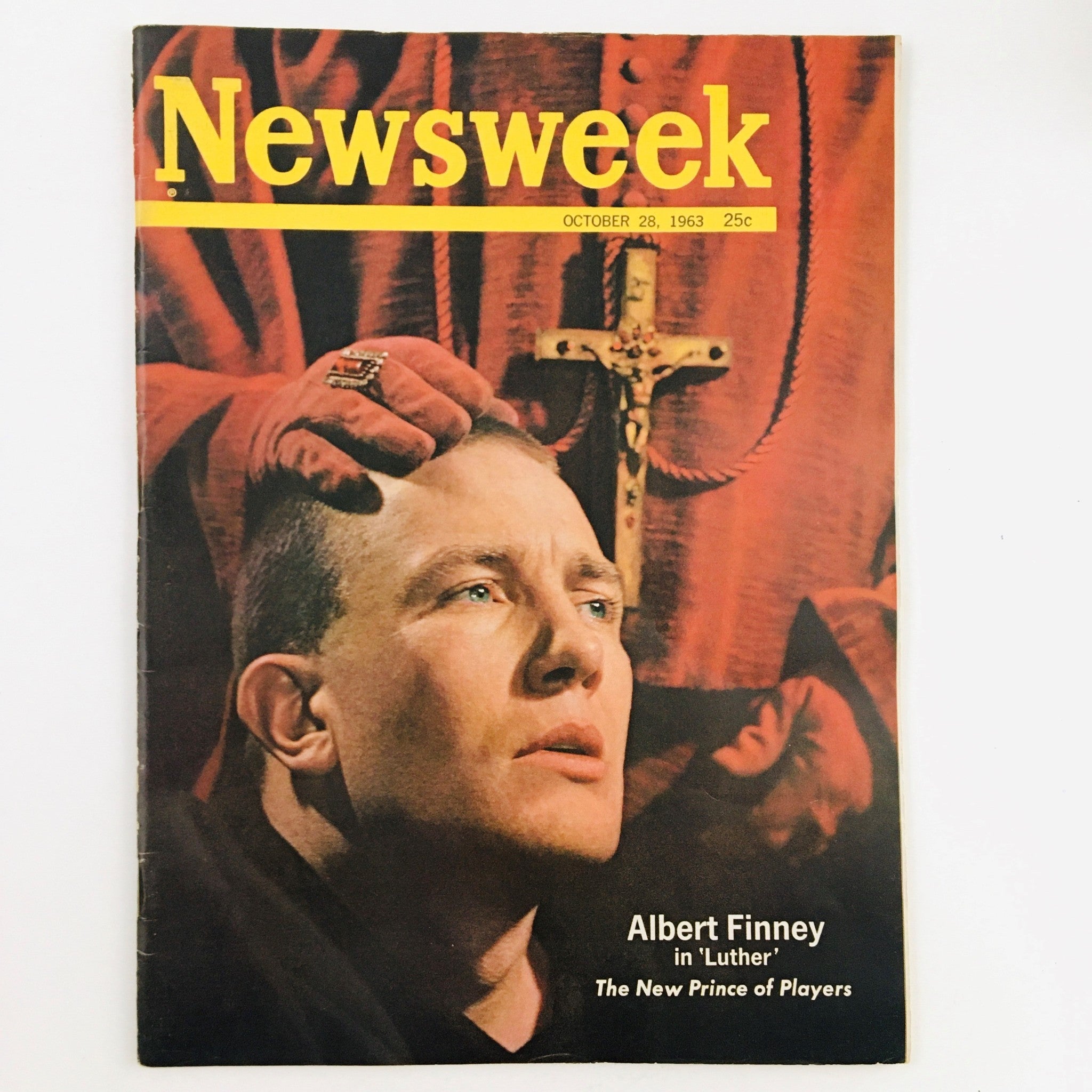 Newsweek Magazine October 28 1963 Albert Finney in 'Luther' Film No Label