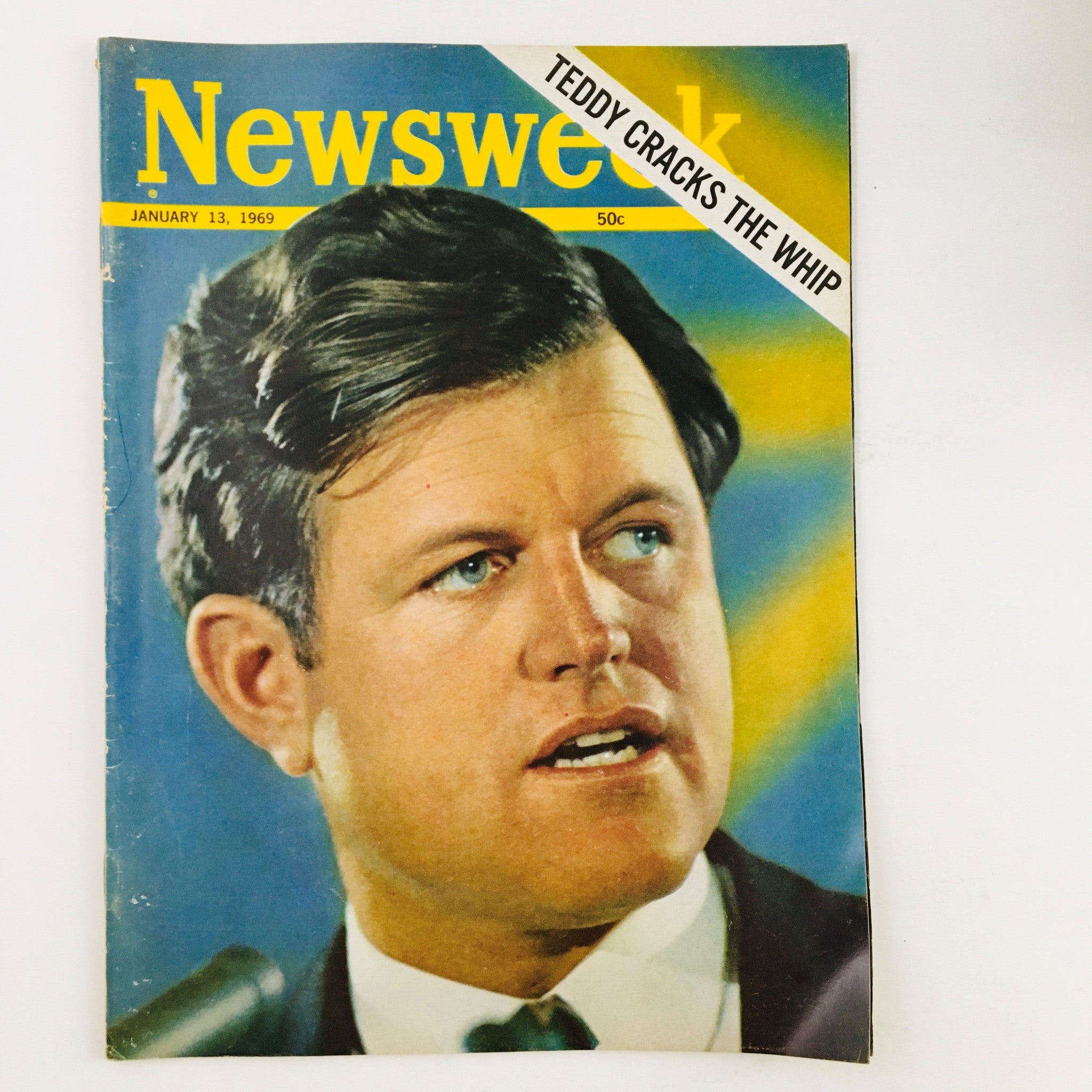 Newsweek Magazine January 13 1969 Edward Moore Kennedy Cracks The Whip No Label