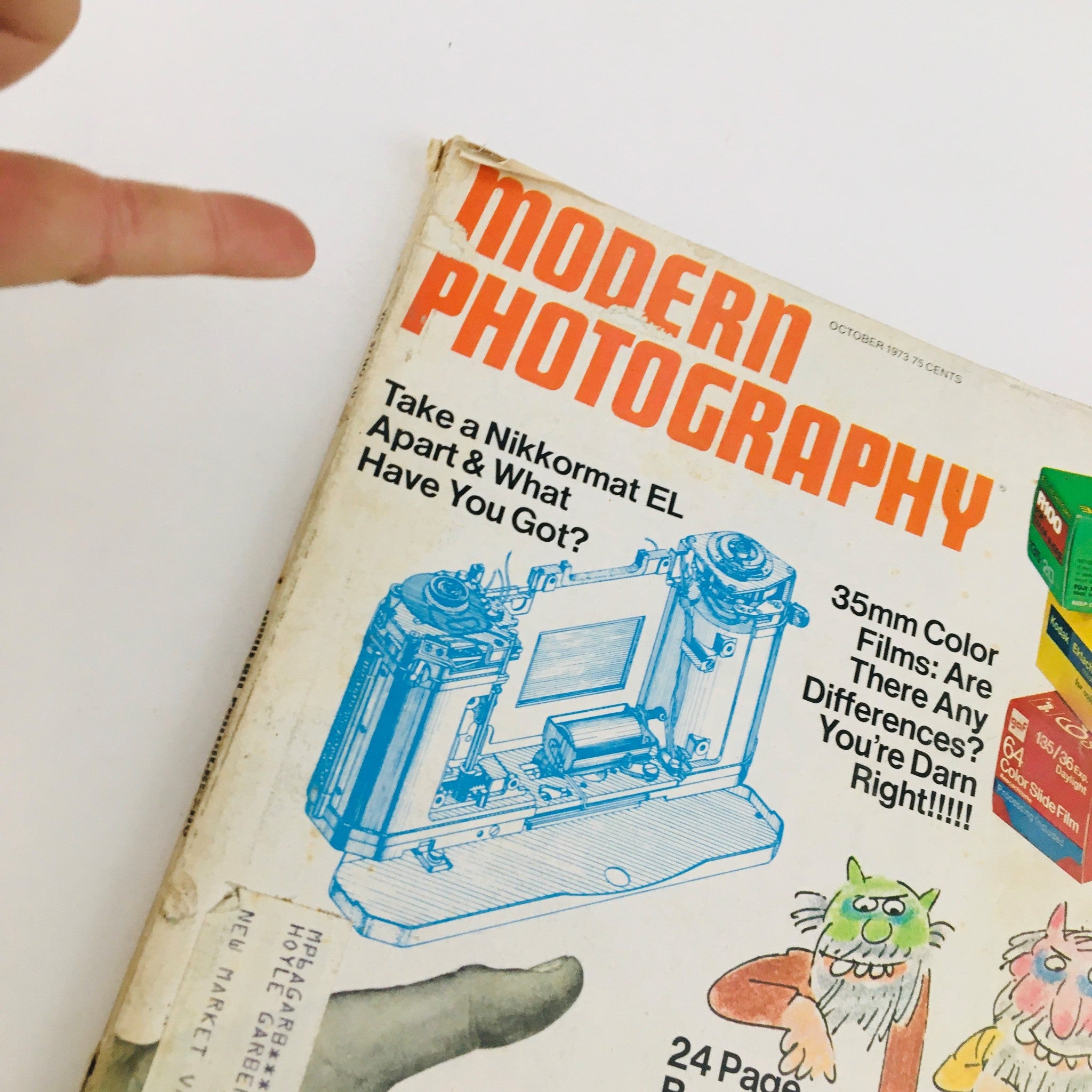 Modern Photography Magazine October 1973 Camera Gremlins That Louse You Up