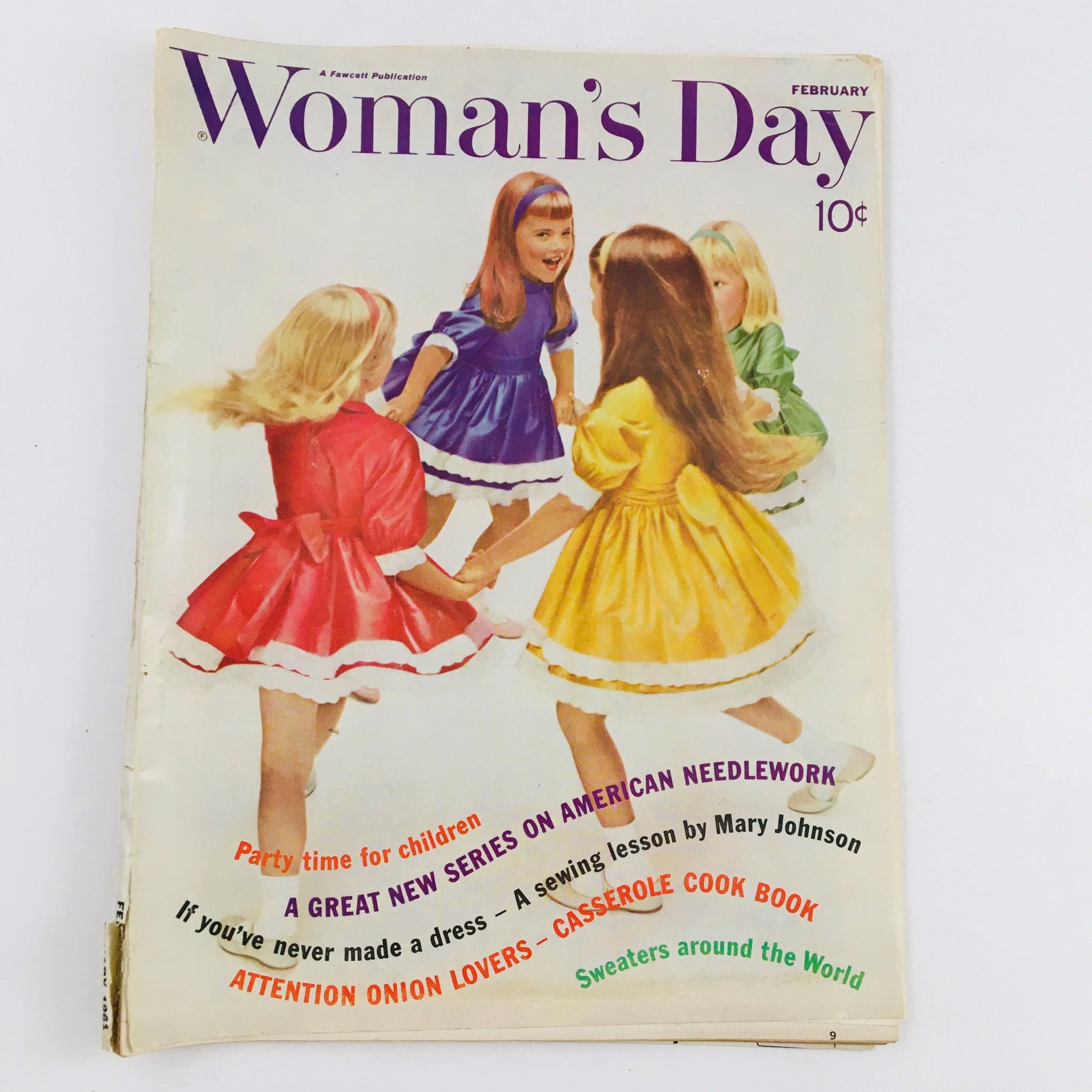 Woman's Day Magazine February 1961 Onion Lovers Casserole Cook Book No Label