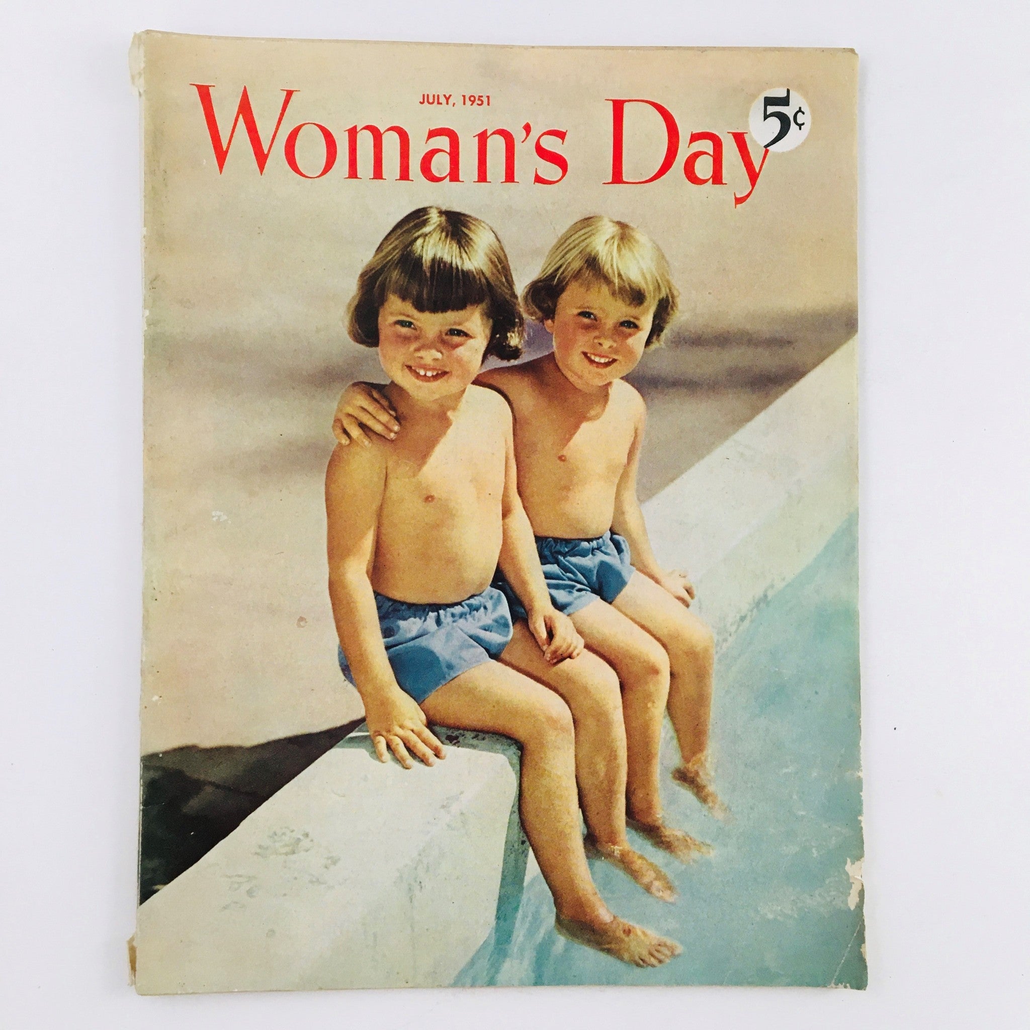 Woman's Day Magazine July 1951 Those Li'L OL' Eighty-Pounders No Label