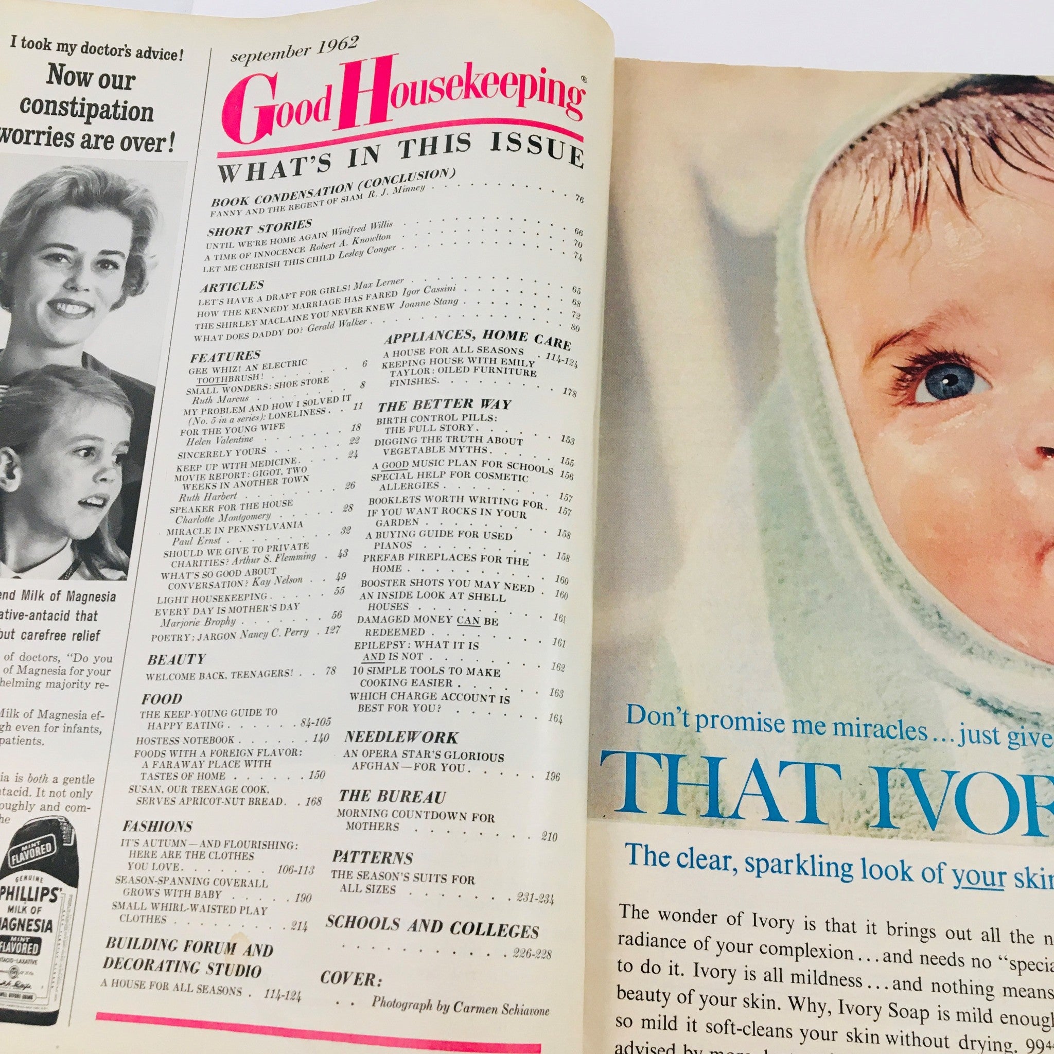 Good Housekeeping Magazine September 1962 The Shirley MacLaine Story No Label