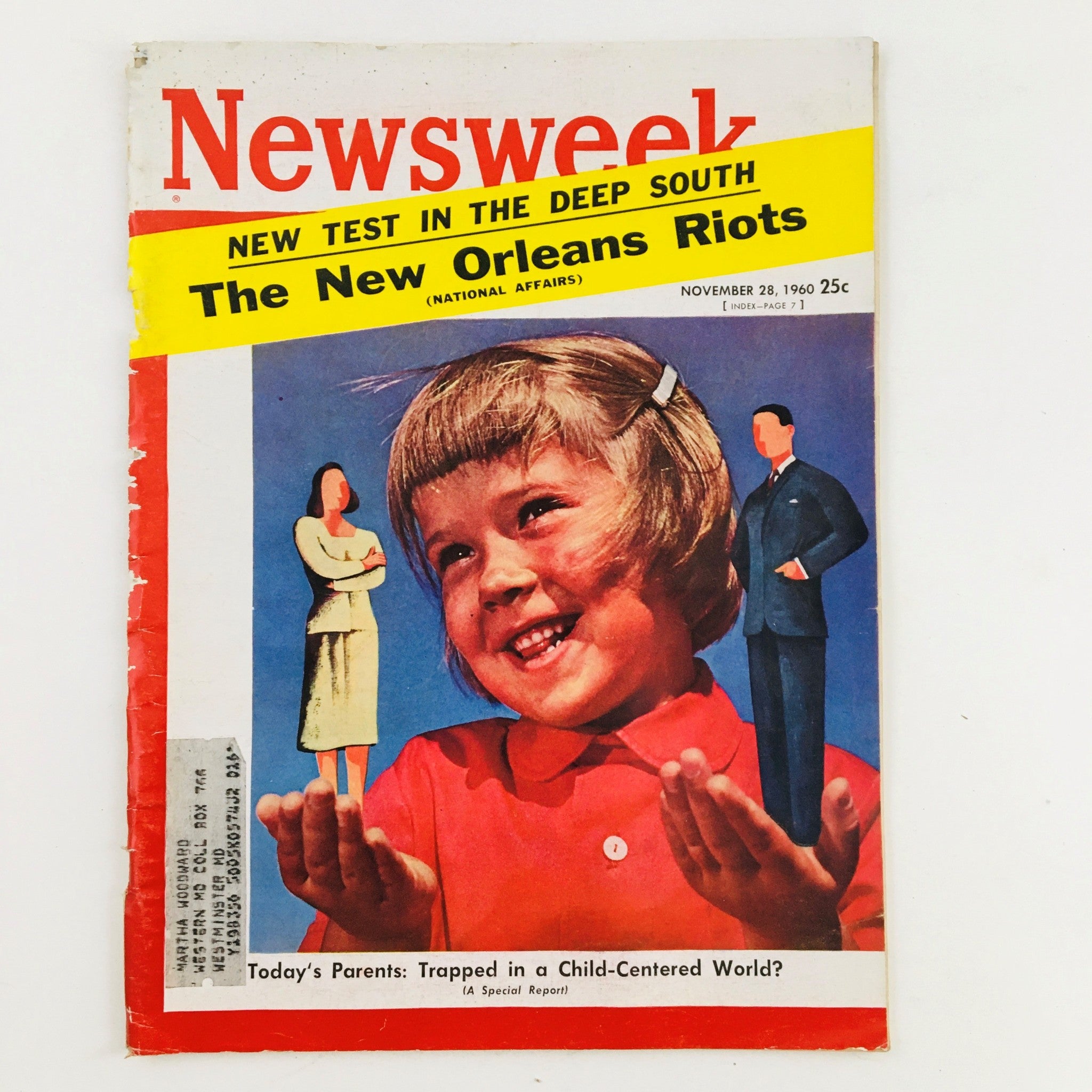 Newsweek Magazine November 28 1960 Parents Trapped in a Child-Centered World