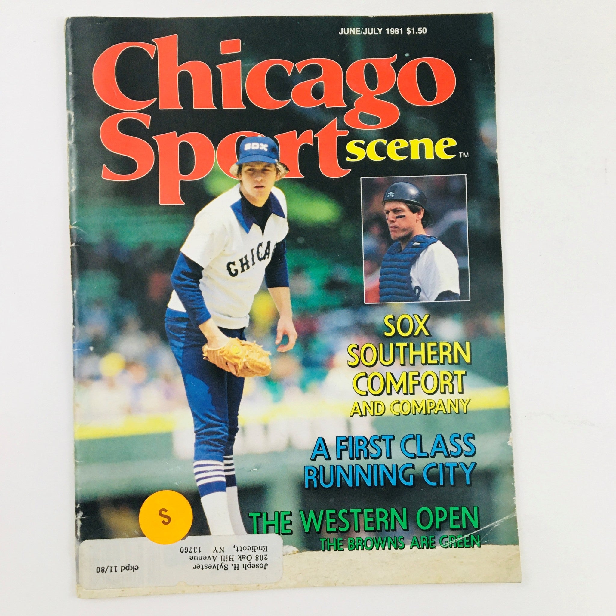 Chicago Sport Scene Magazine June 1981 Britt Burns and Fisk Sox Southern Comfort