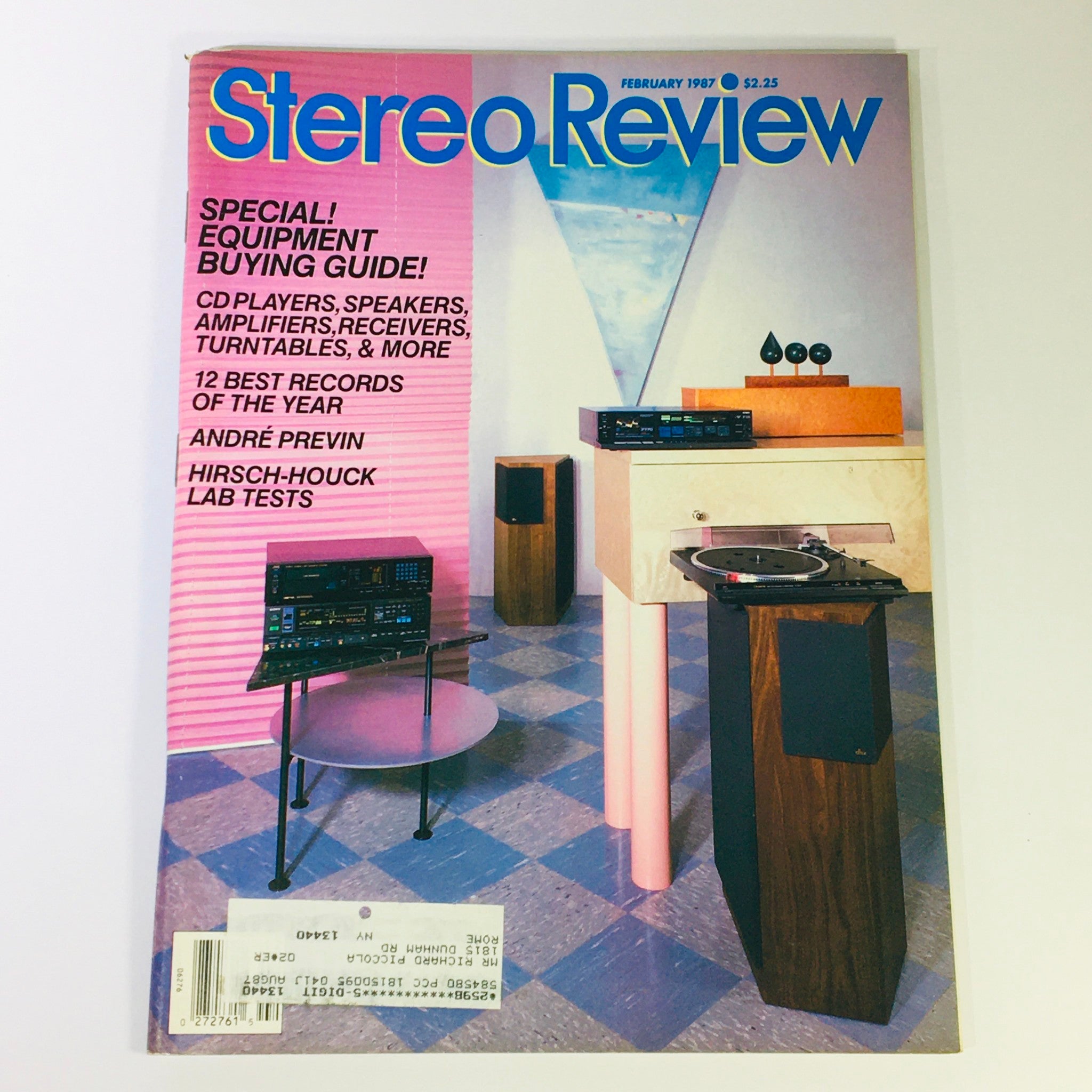 VTG Stereo Review Magazine February 1987 - Equipment Buying Guide Turntables