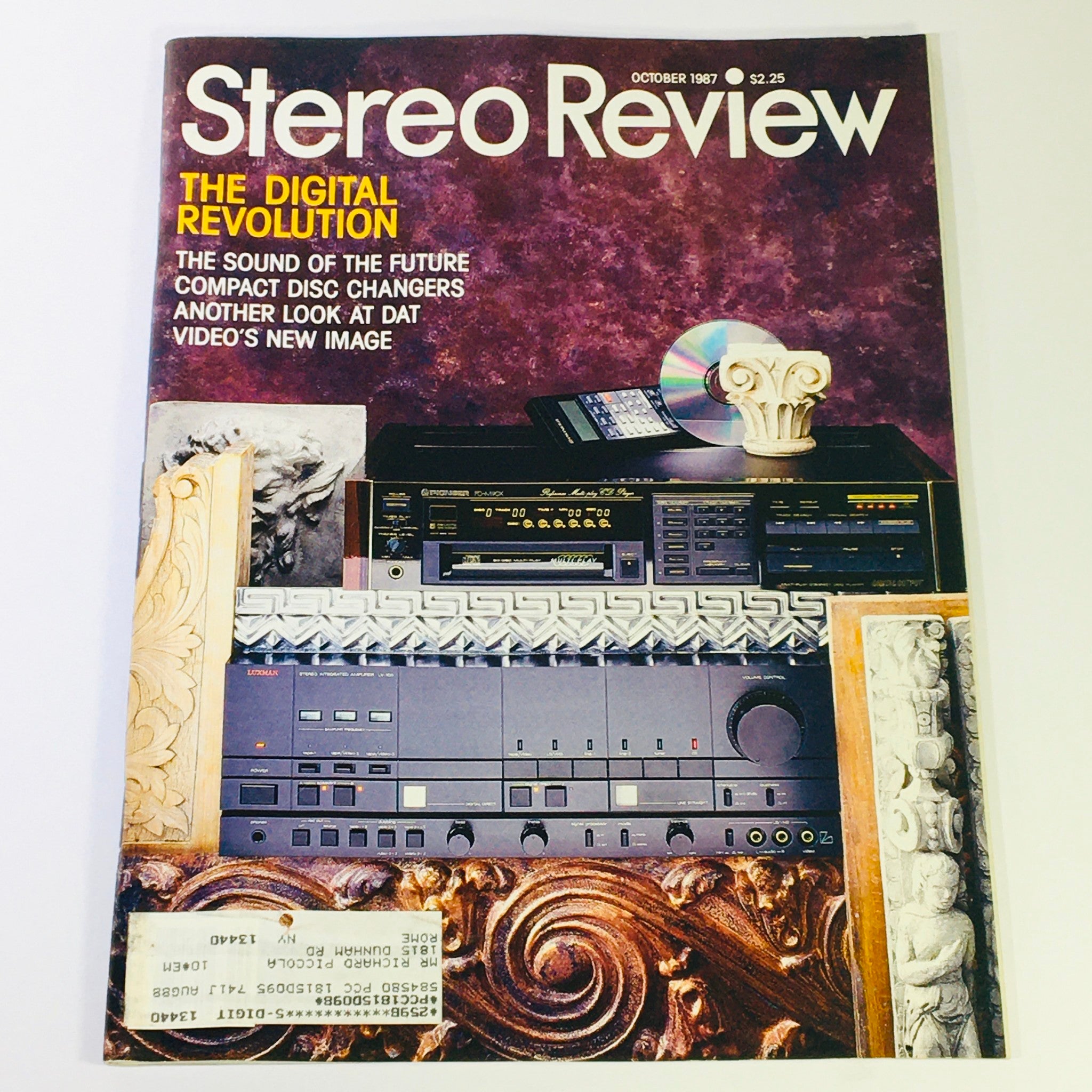 VTG Stereo Review Magazine October 1987 - The Digital Revolution & New DAT Video