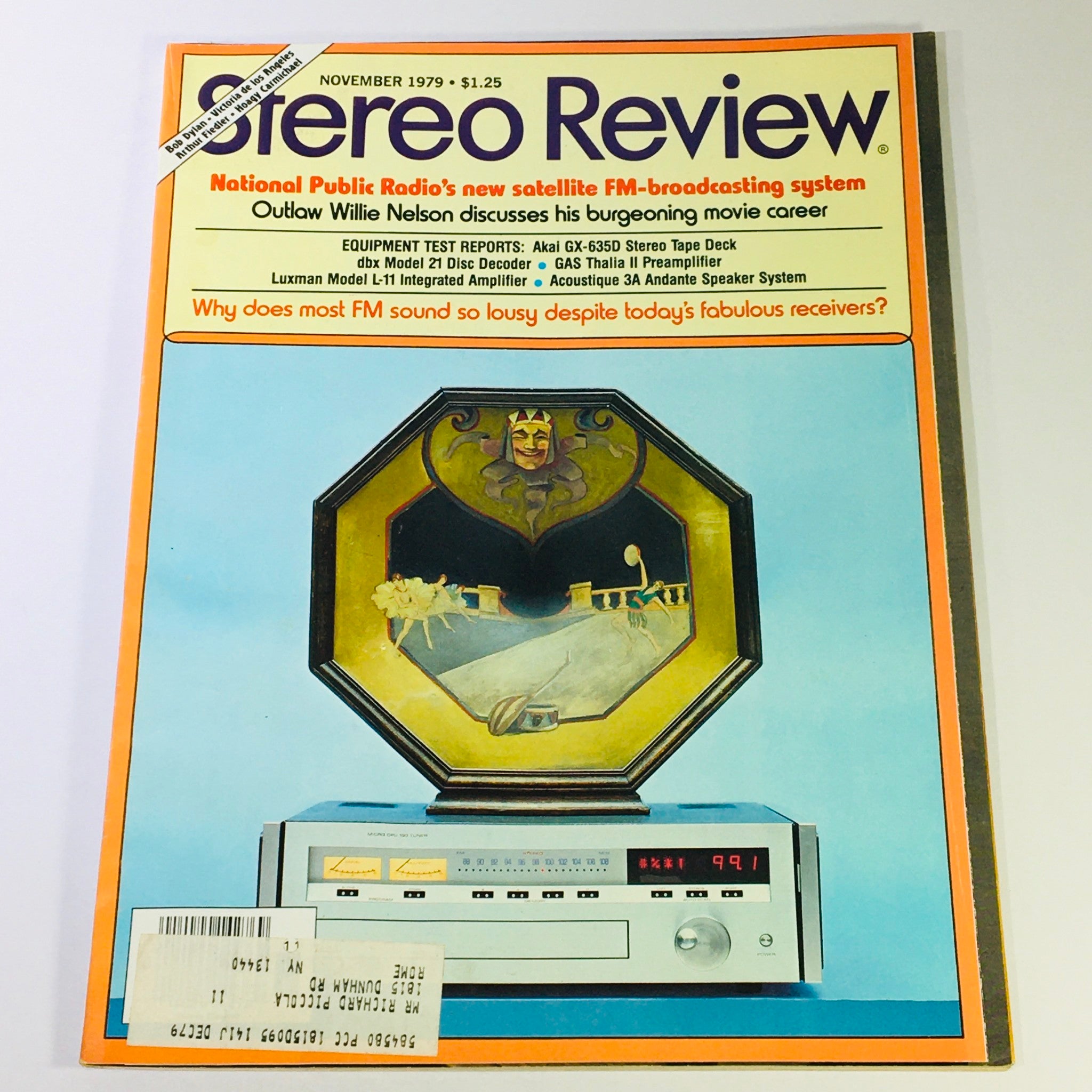 VTG Stereo Review Magazine November 1979 - GAS Thalia II Preamp & Luxman L-11