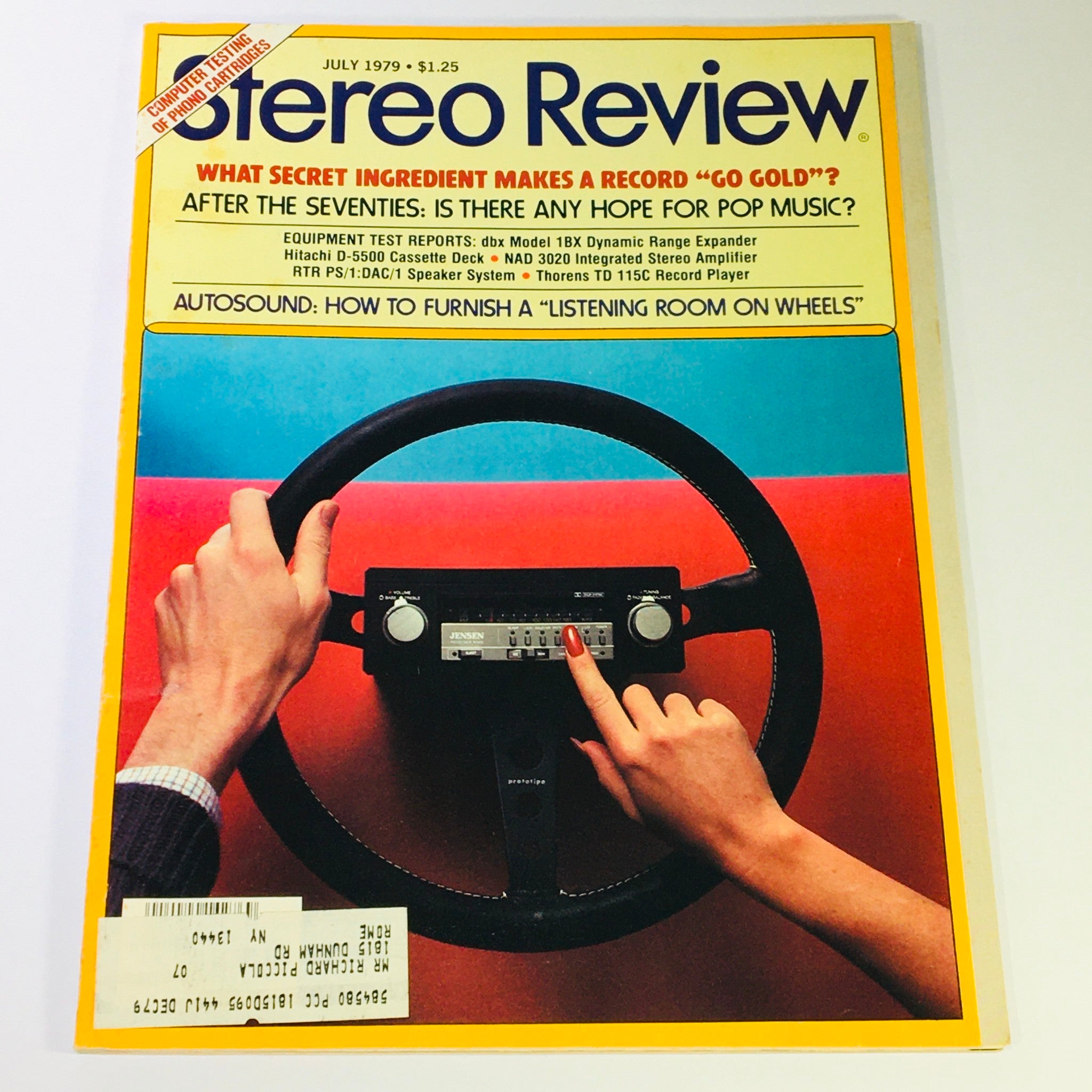 VTG Stereo Review Magazine July 1979 - dbx Model 1BX Dynamic Range Expander Test