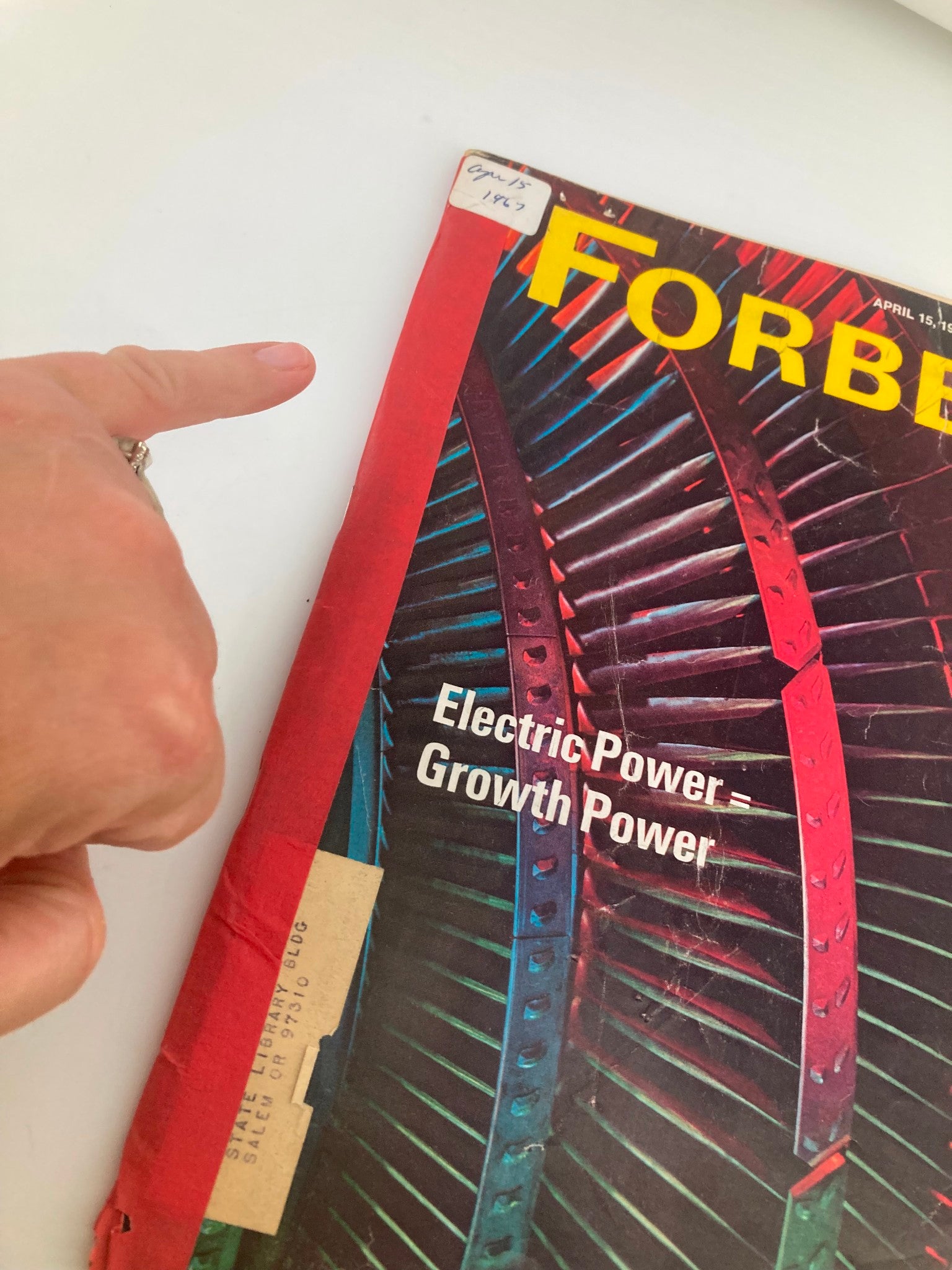 VTG Forbes Magazine April 15 1967 High-Voltage Earnings Growth Electric Power