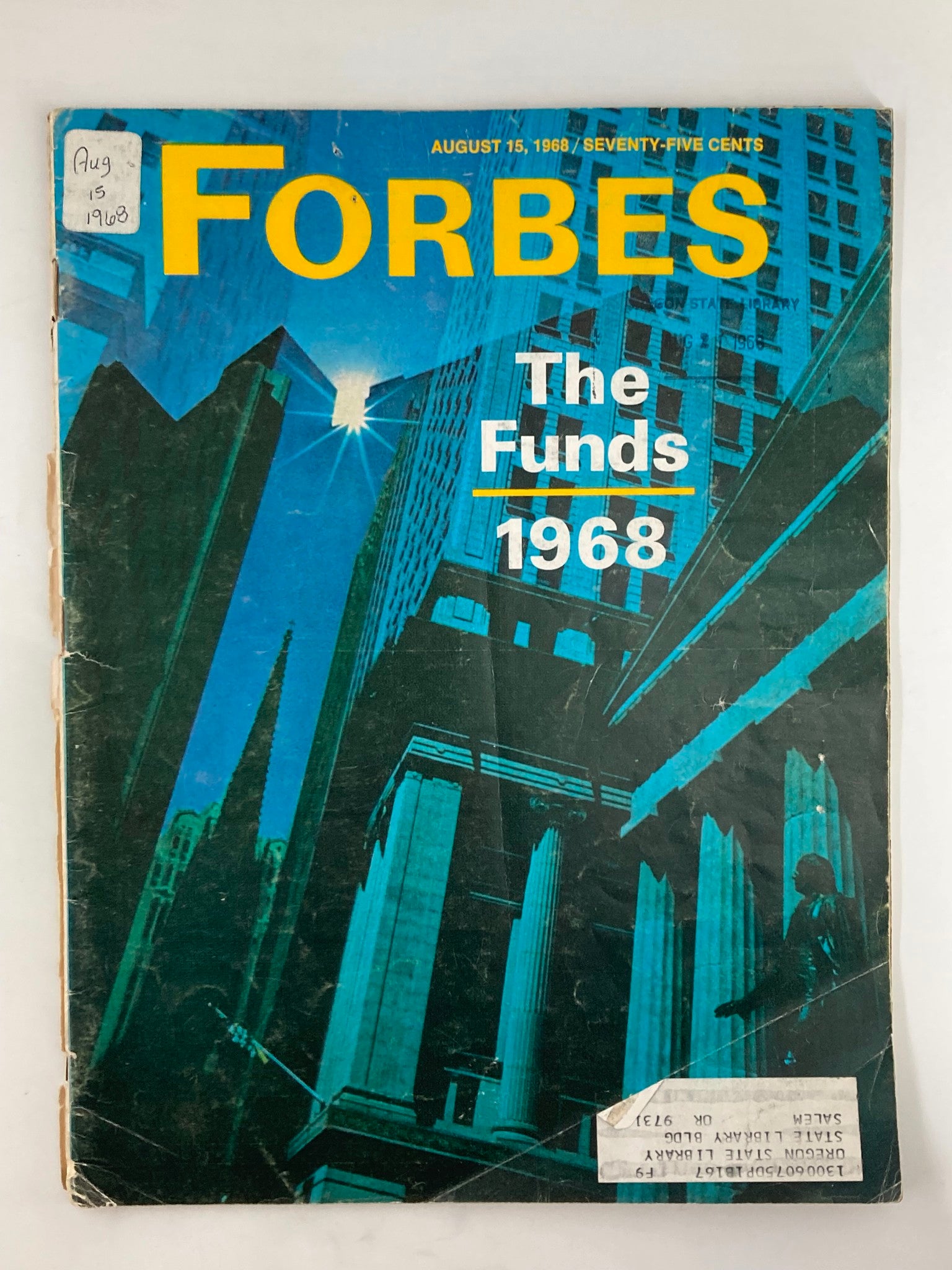 VTG Forbes Magazine August 15 1968 Wall Street's Money Managers The Funds