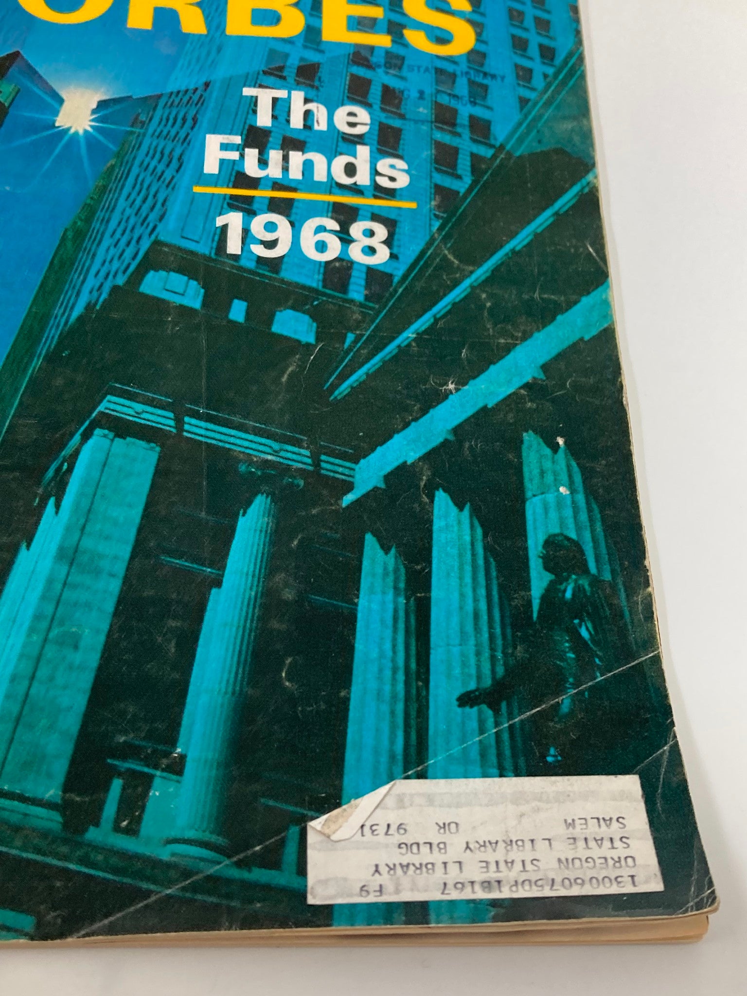 VTG Forbes Magazine August 15 1968 Wall Street's Money Managers The Funds