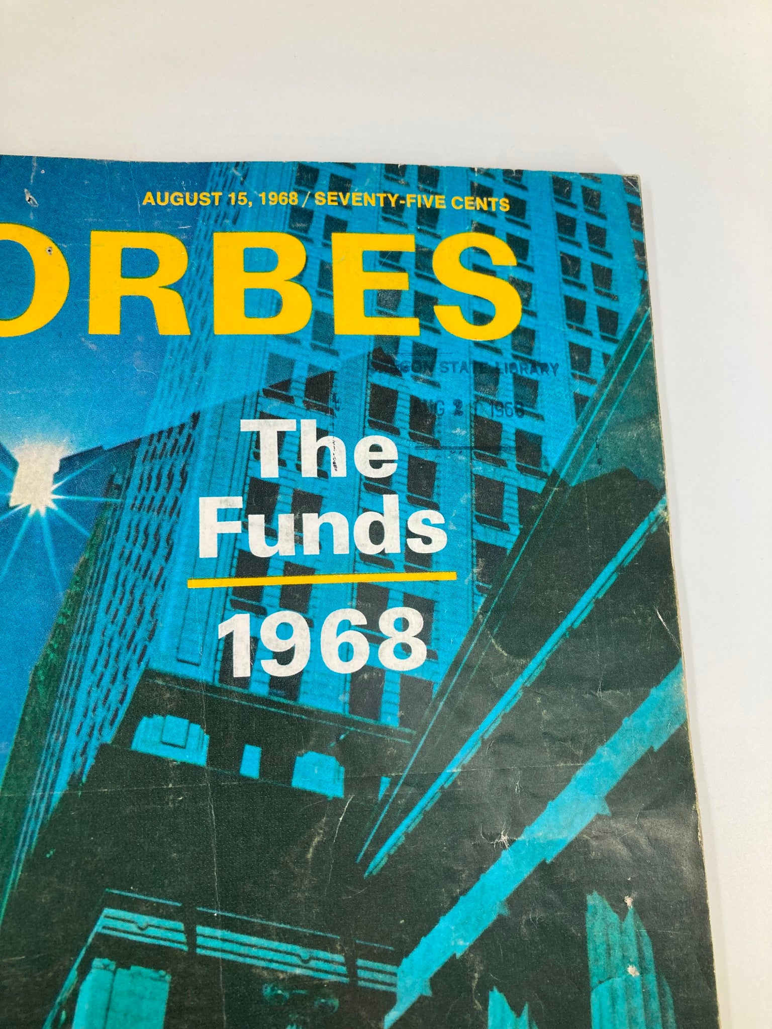 VTG Forbes Magazine August 15 1968 Wall Street's Money Managers The Funds