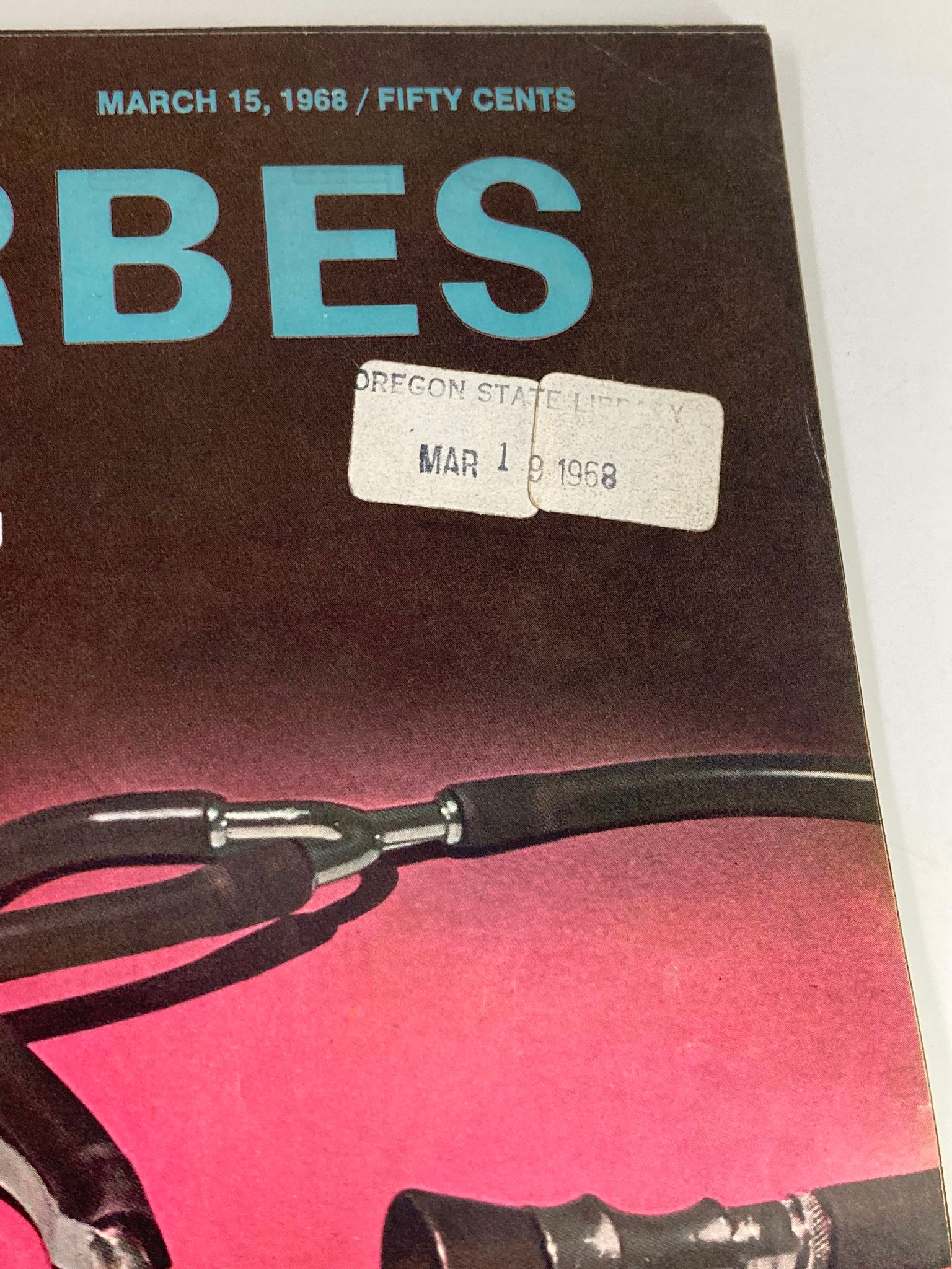 VTG Forbes Magazine March 15 1968 Fastest-Growing Major Industry Med Services