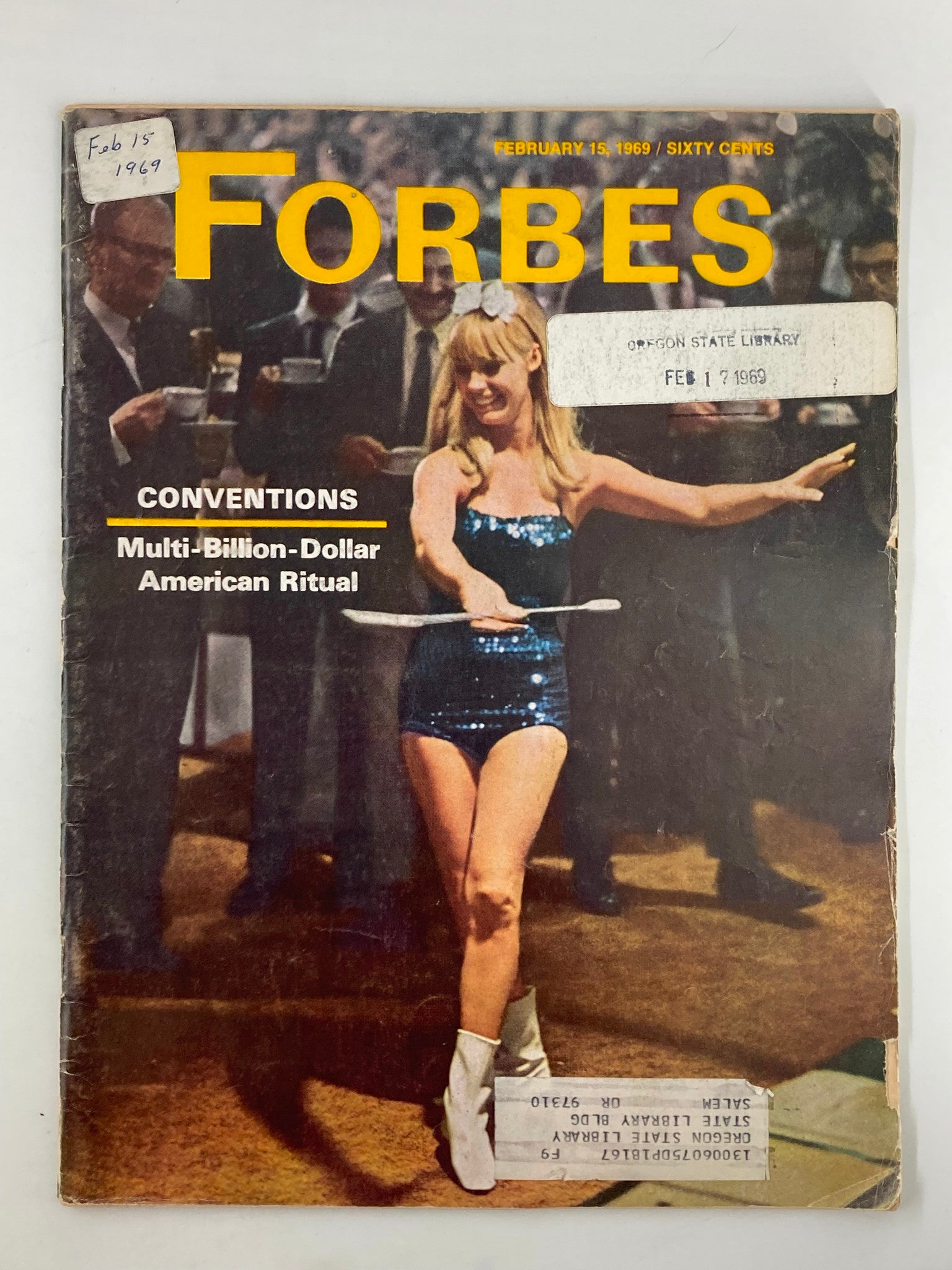 VTG Forbes Magazine February 15 1969 Multi-Billion-Dollar American Ritual