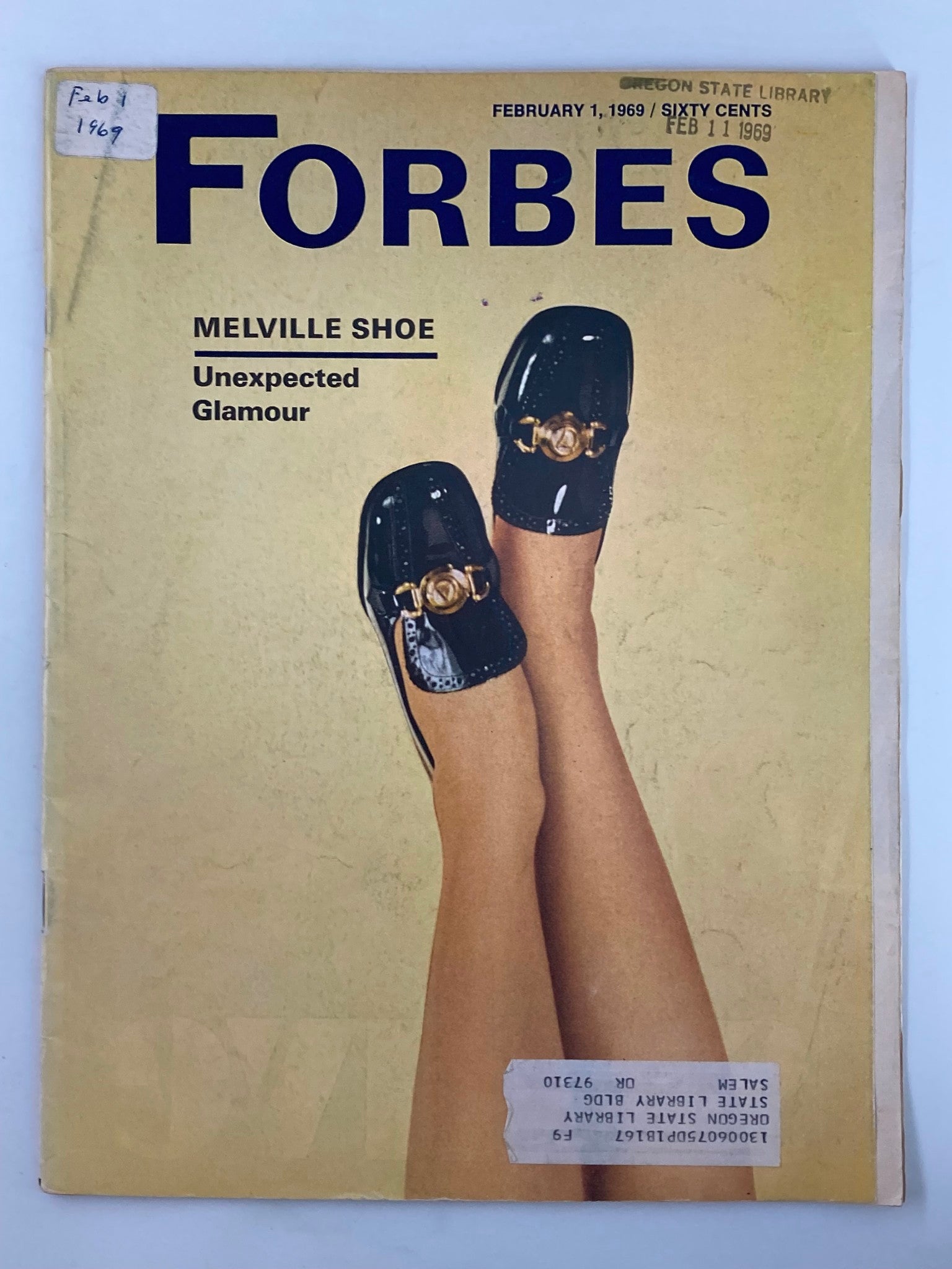 VTG Forbes Magazine February 1 1969 Melville Shoe Unexpected Glamour