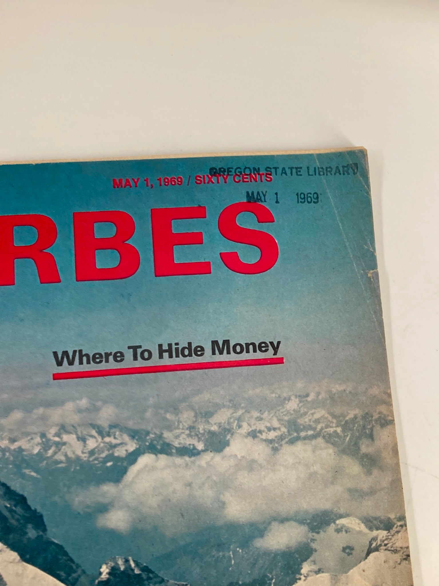 VTG Forbes Magazine May 1 1969 Where To Hide Money and California Gas Market