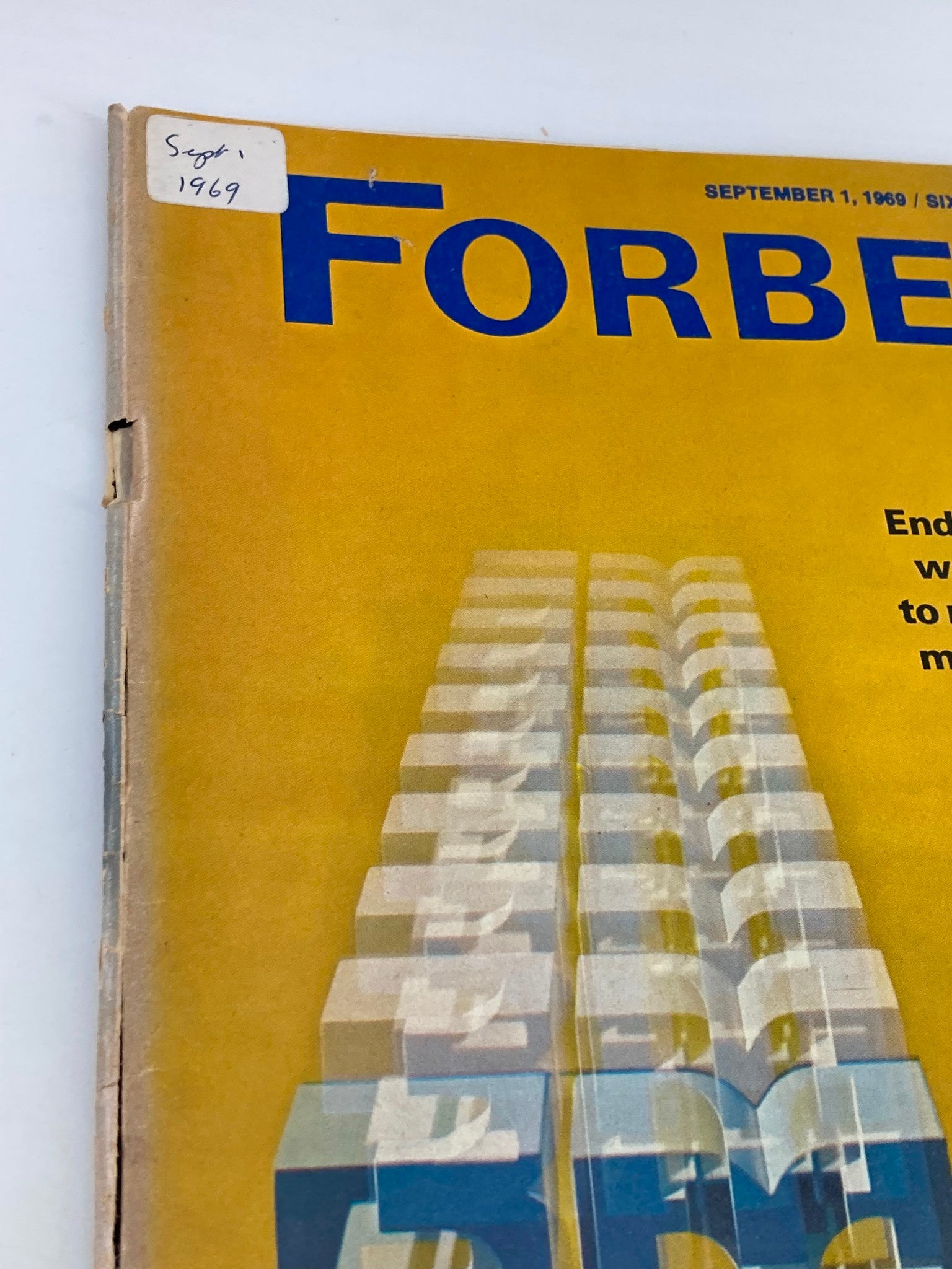 VTG Forbes Magazine September 1 1969 Endless Ways To Make Money