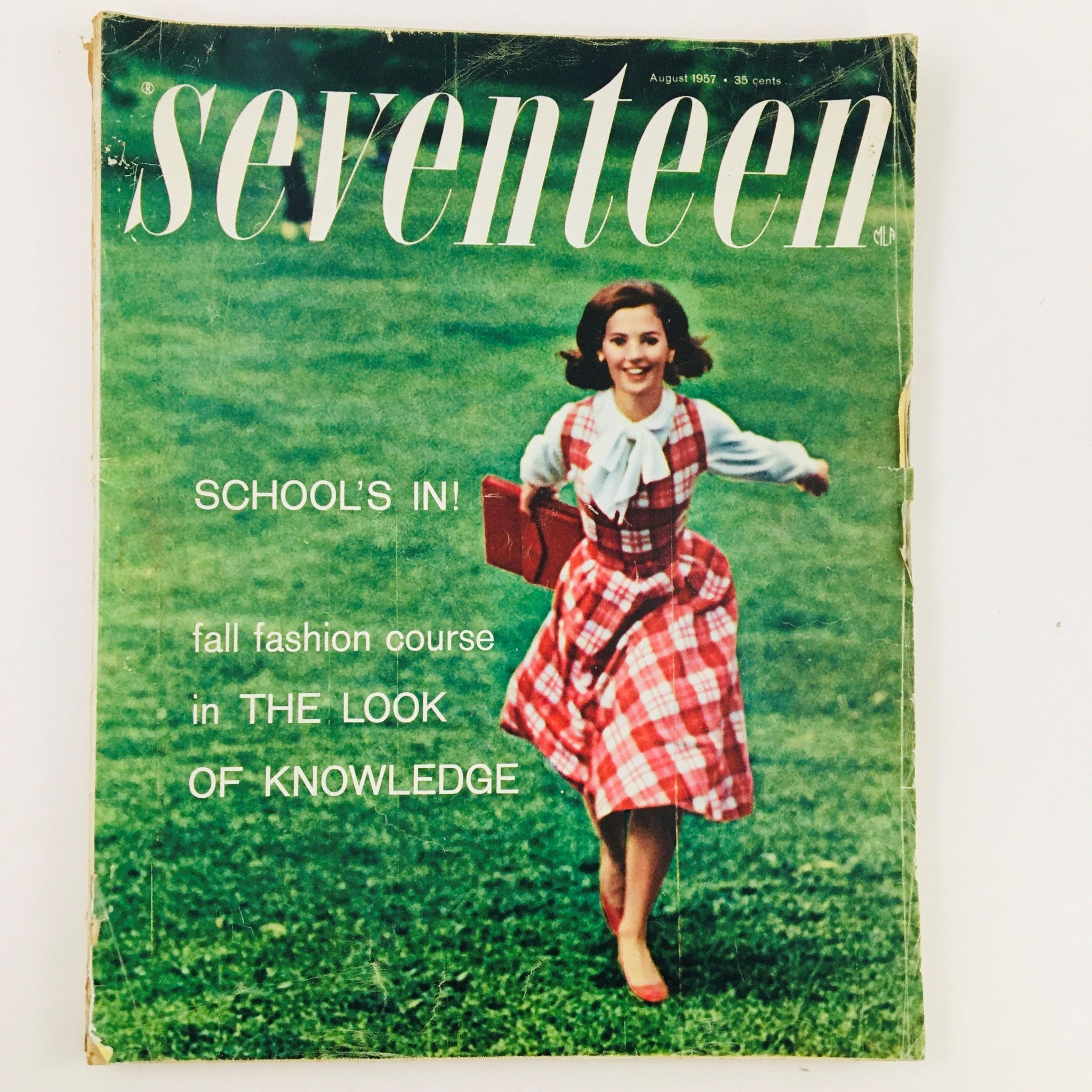 VTG Seventeen Magazine August 1957 Fall Fashion The Look of Knowledge No Label