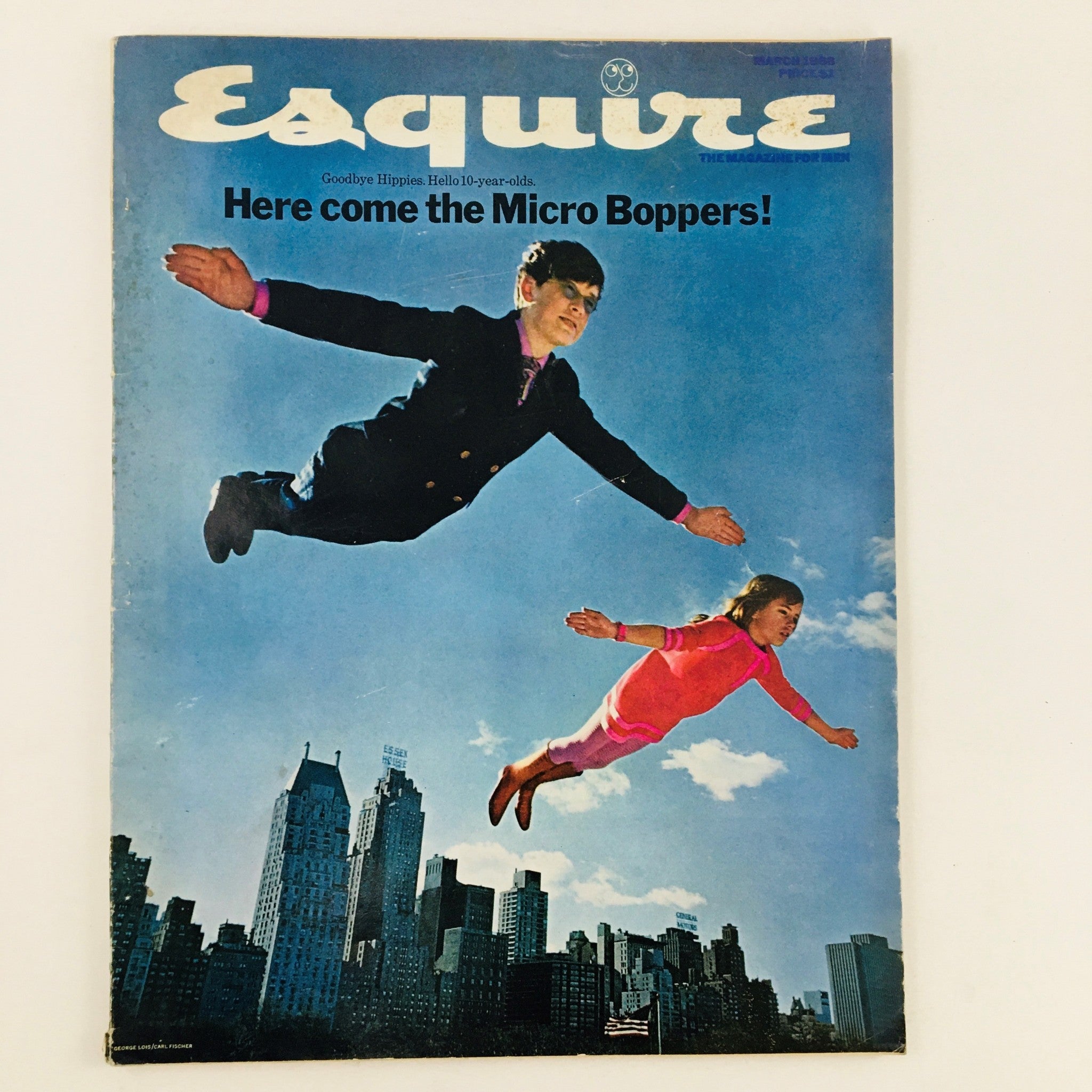 VTG Esquire Magazine March 1968 Here Come The Micro Boppers No Label