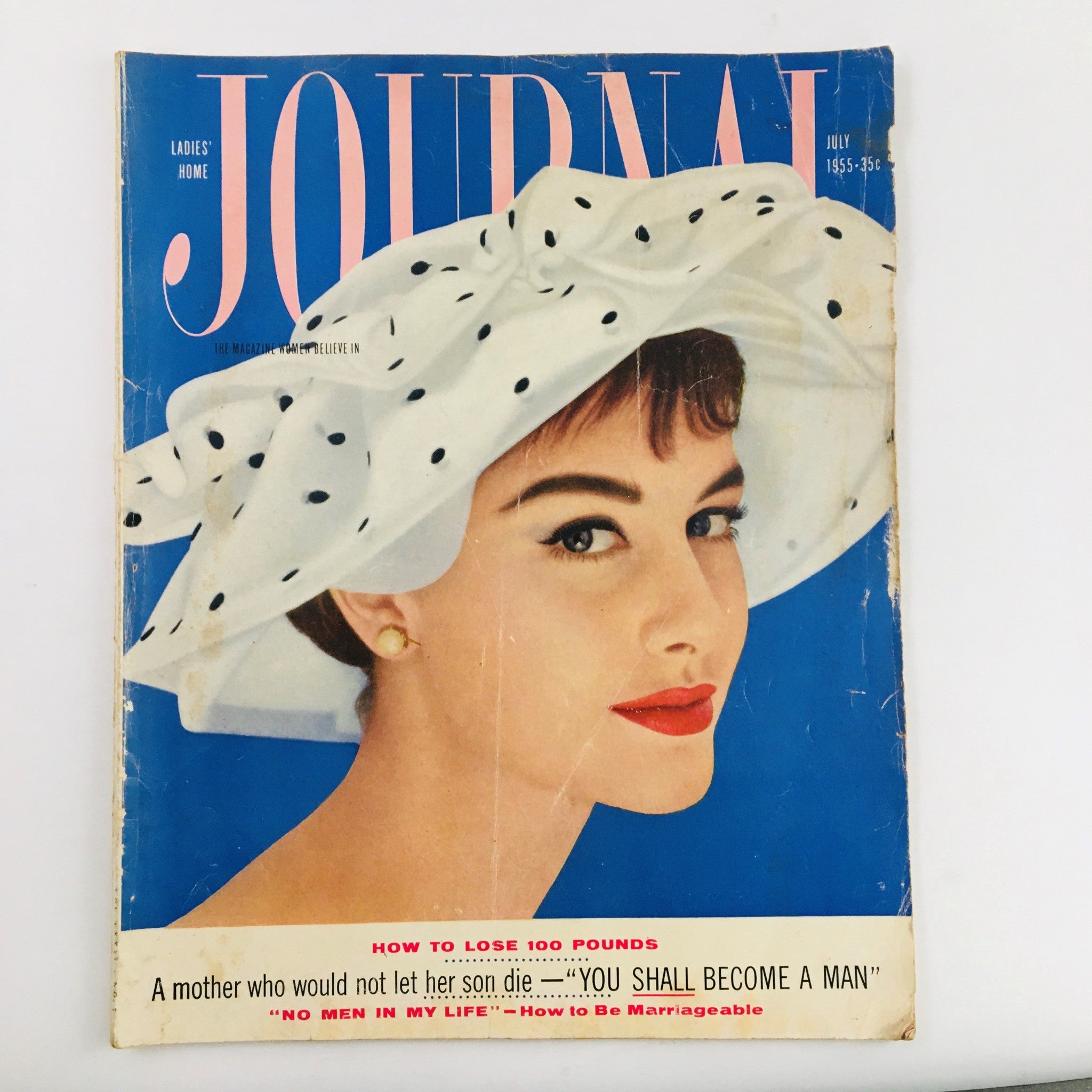 Ladies' Home Journal Magazine July 1955 How To Be Marriageable No Label