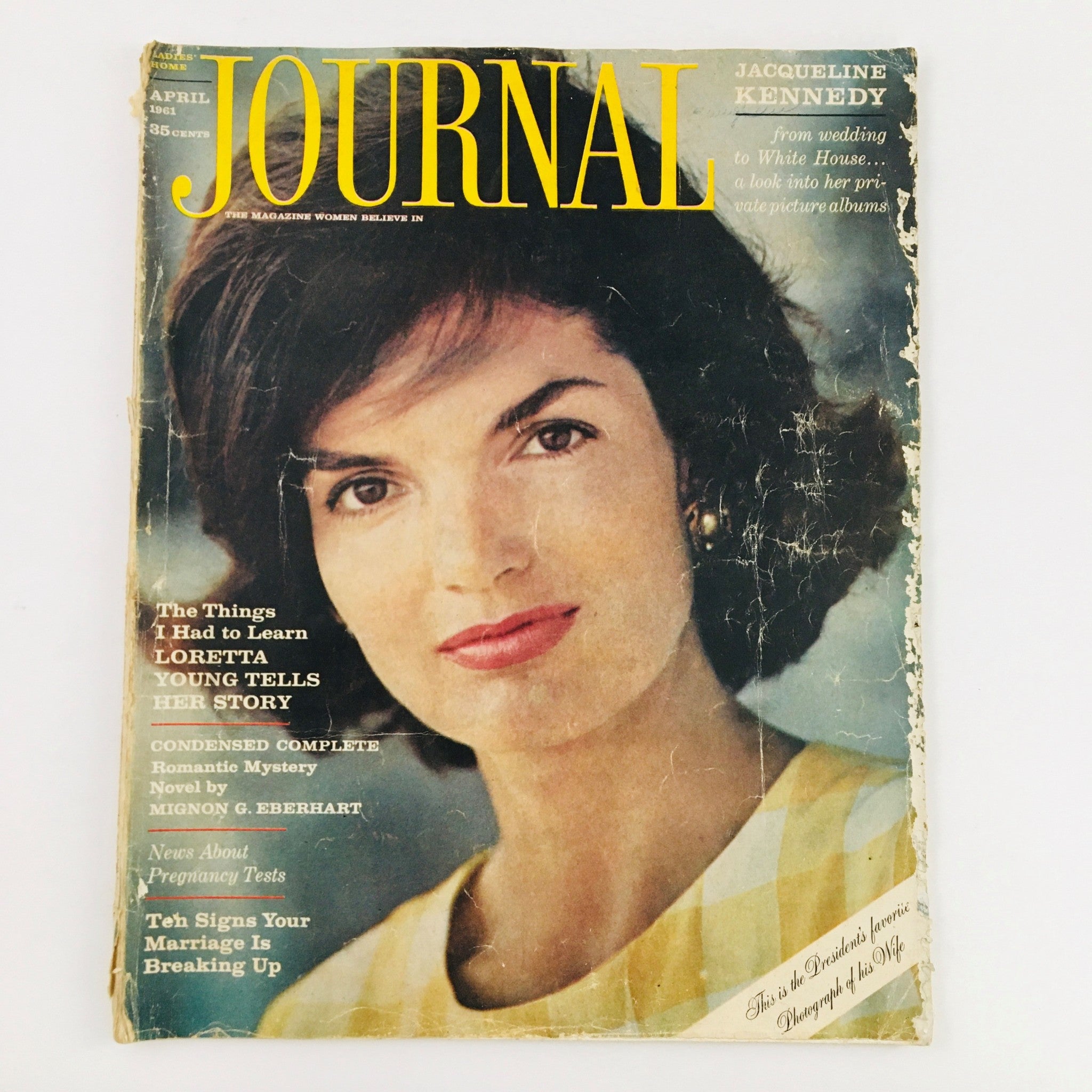 Ladies' Home Journal Magazine April 1961 Jacqueline Kennedy Photo Album No Label