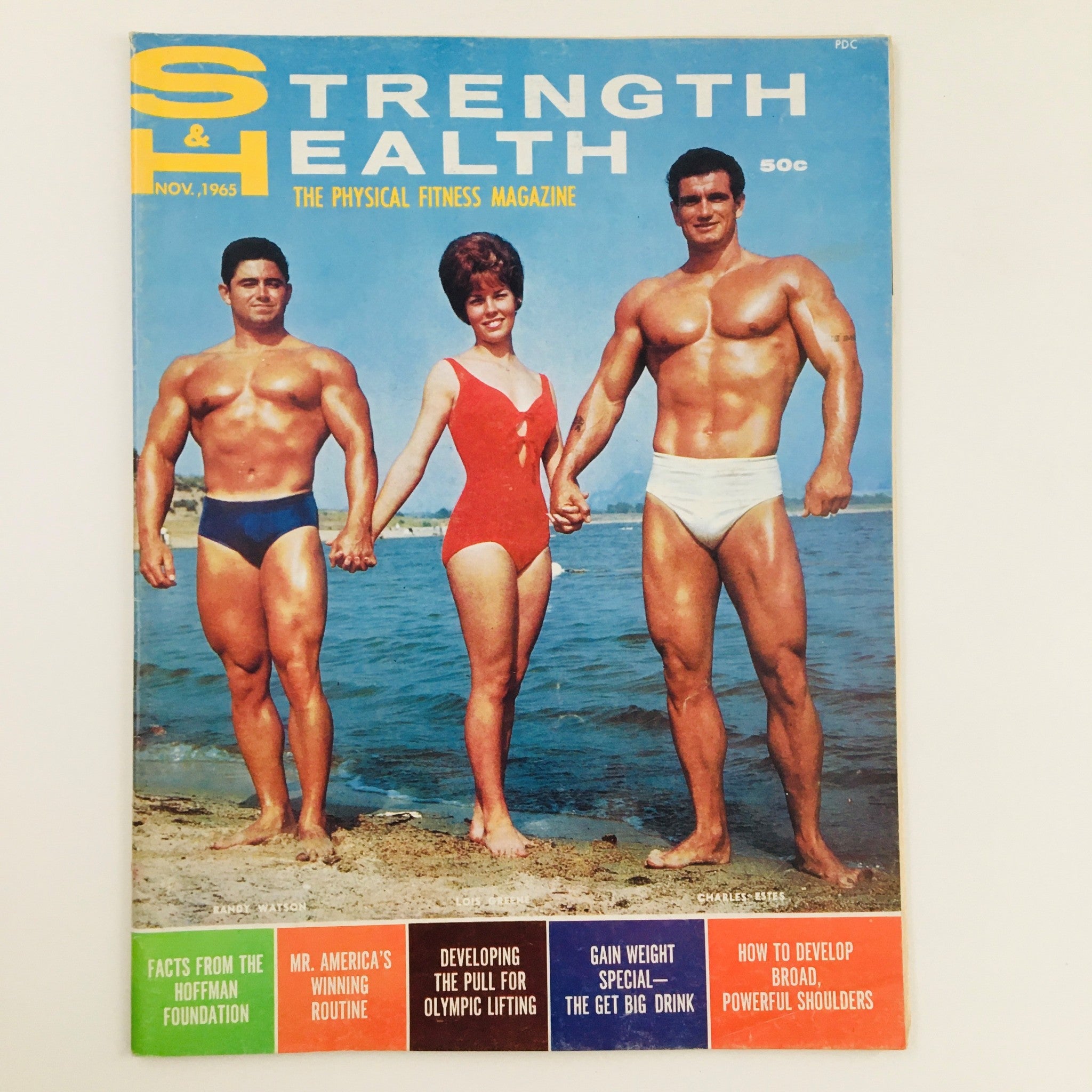 Strength & Health Magazine November 1965 Randy Watson, Lois Greene No Label