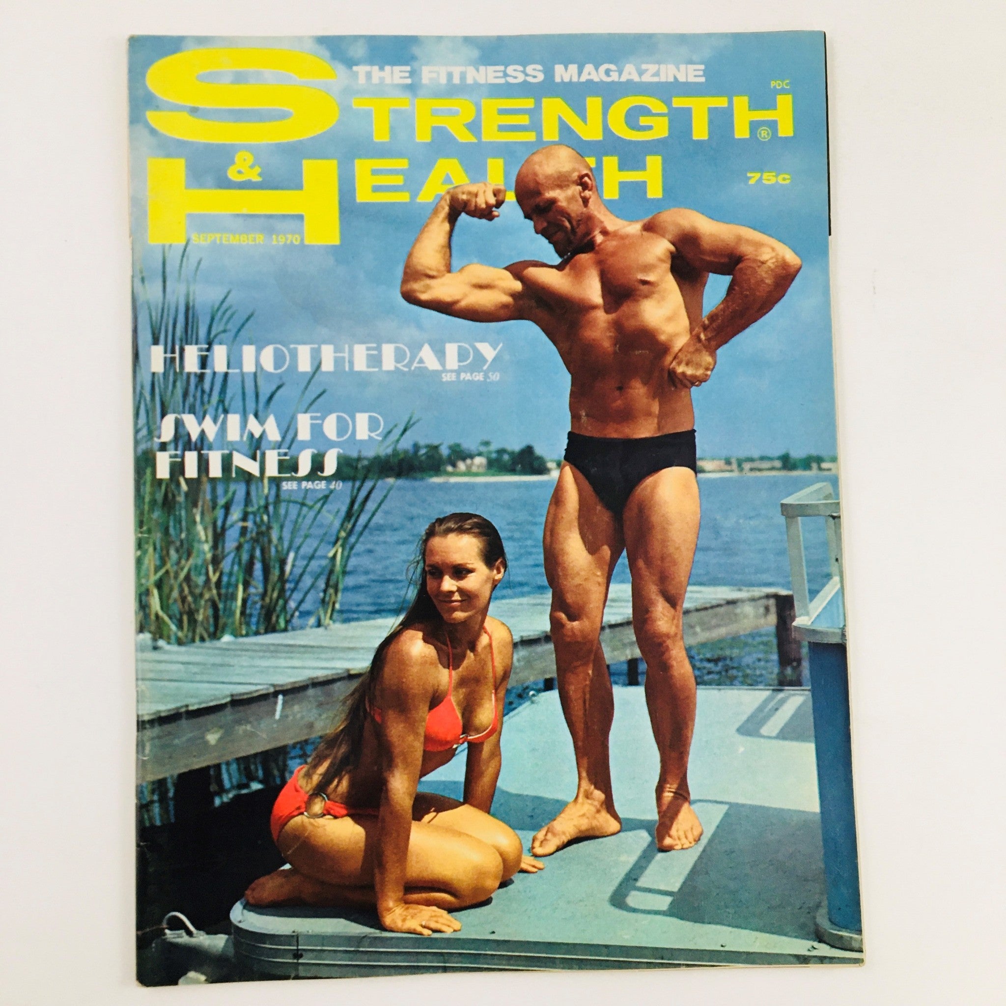 Strength & Health Magazine September 1970 Al & Vera Christensen No Label