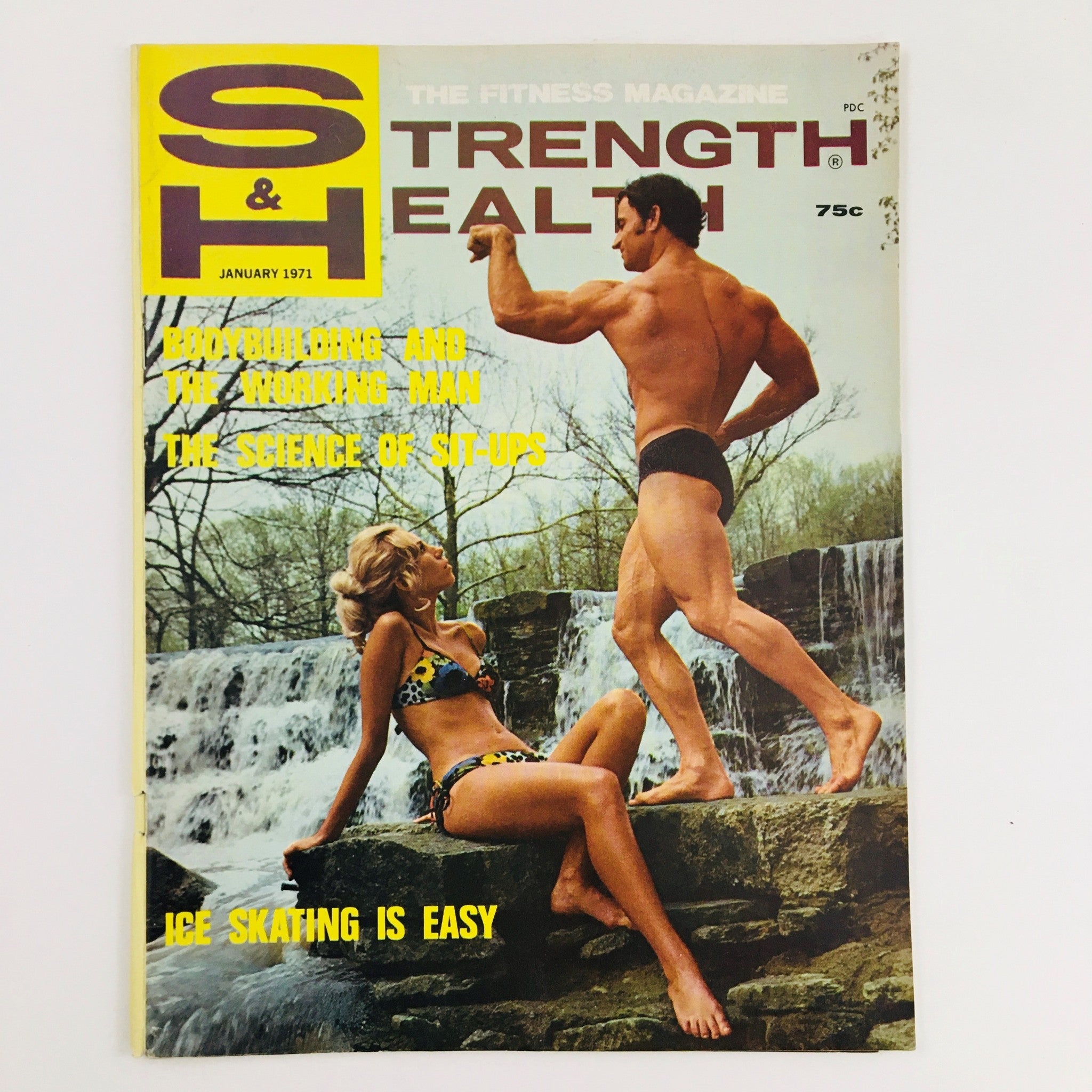 Strength & Health Magazine January 1971 Tom Seward & Mayda Phillips No Label