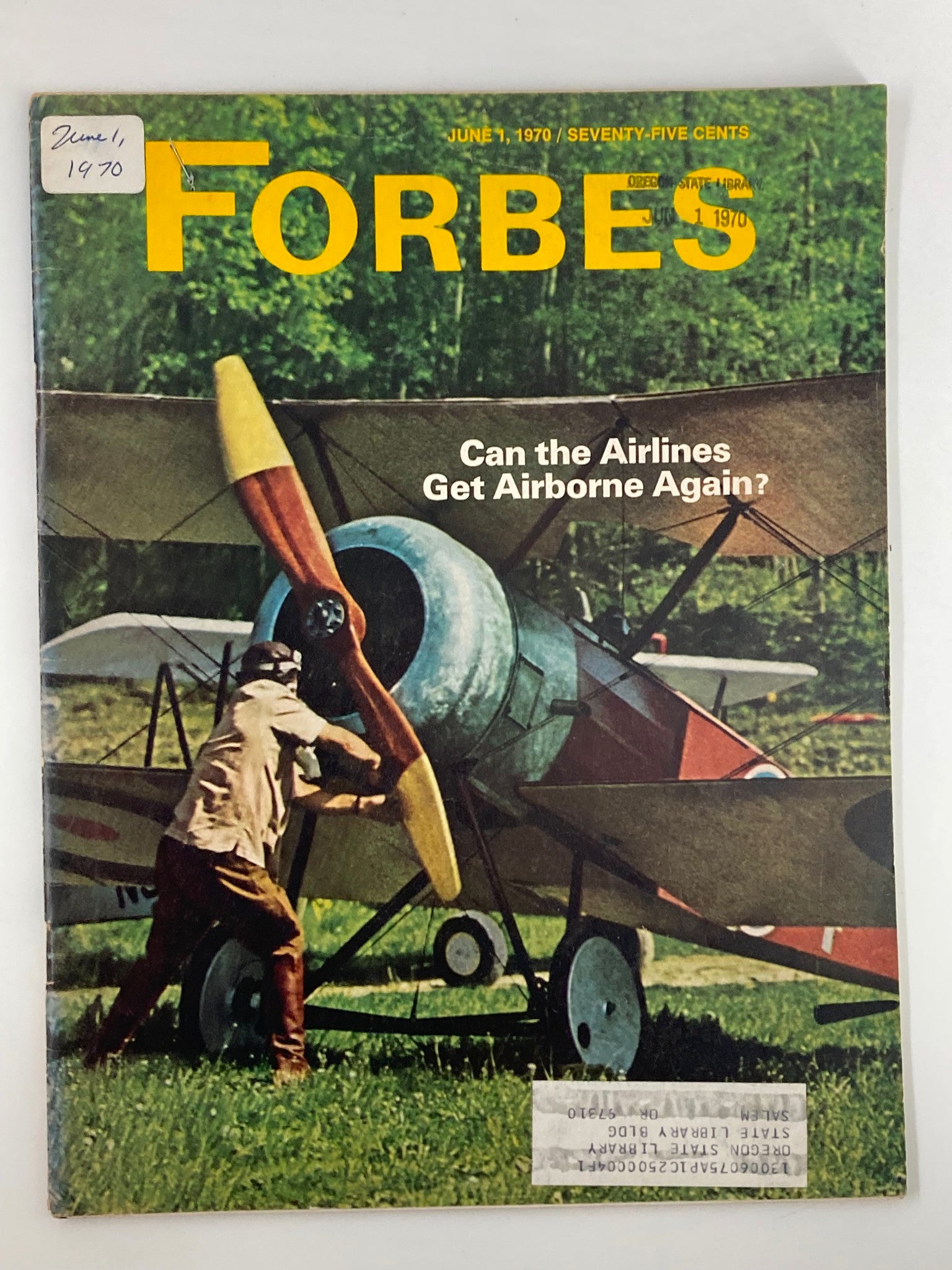 VTG Forbes Magazine June 1 1970 Can the Airlines Get Airborne Again?