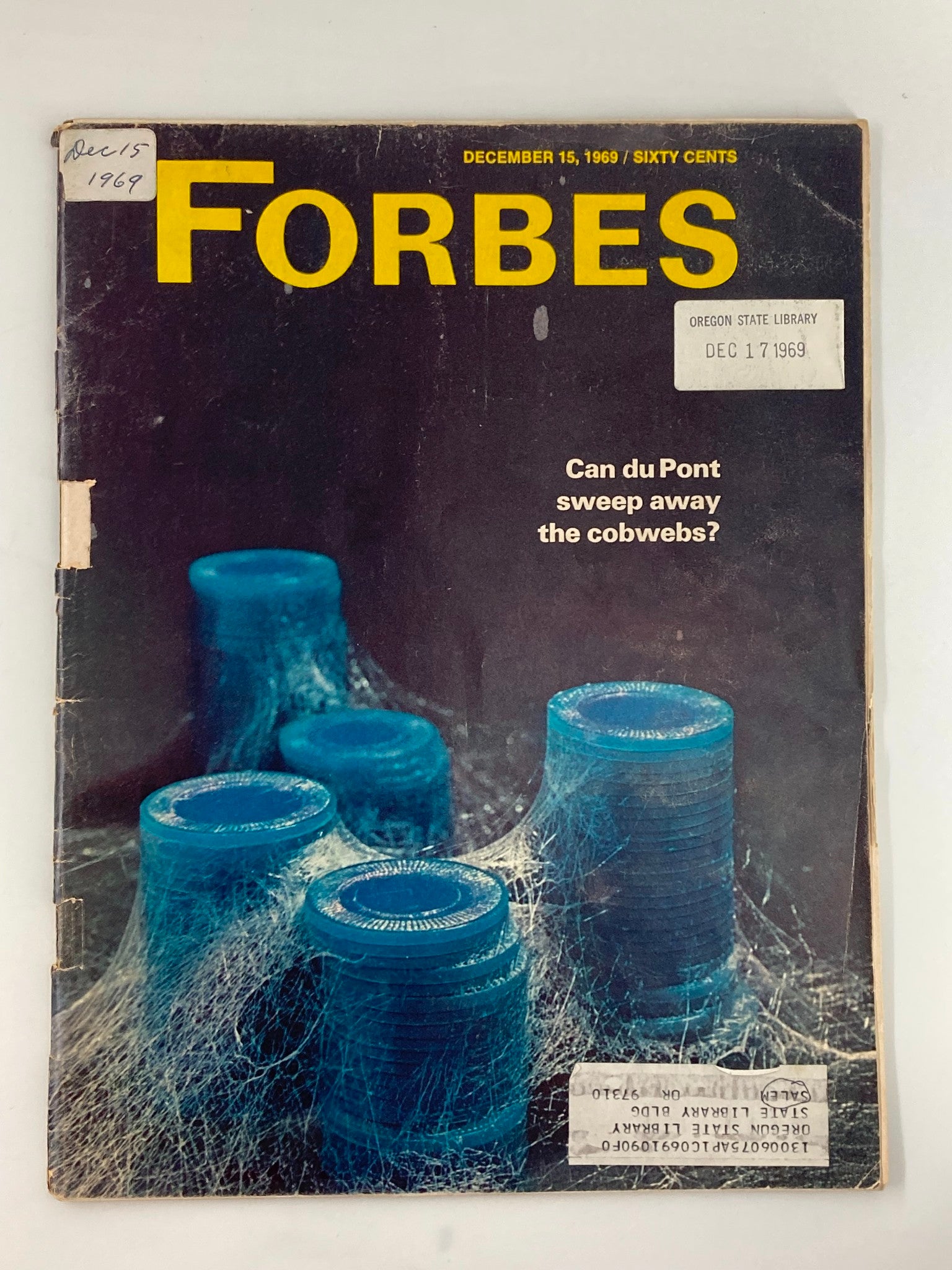 VTG Forbes Magazine December 15 1969 Can du Pont Sweep Away the Cobwebs?