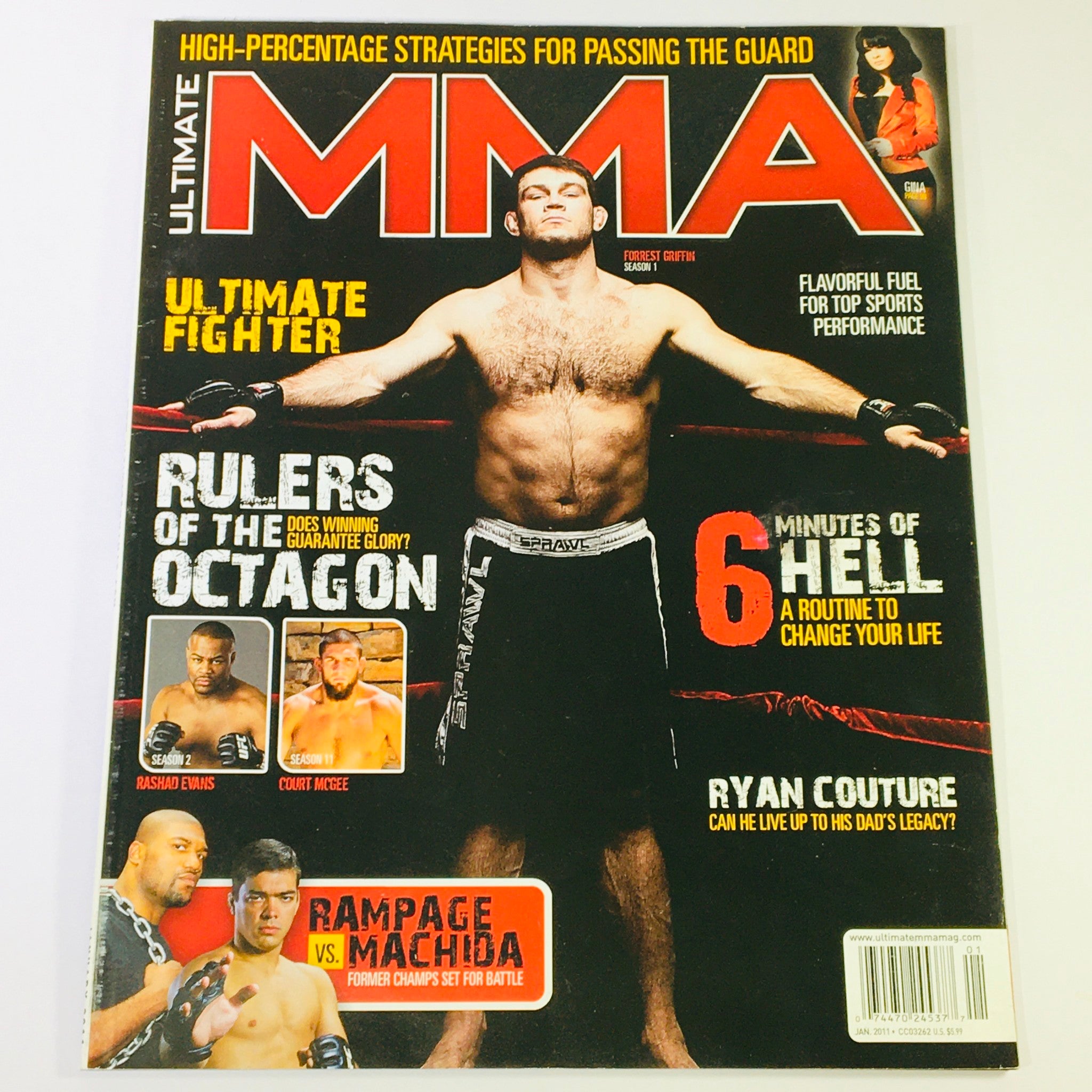 Ultimate MMA Magazine January 2011 - Ryan Couture, Rashad Evans & Court McGee