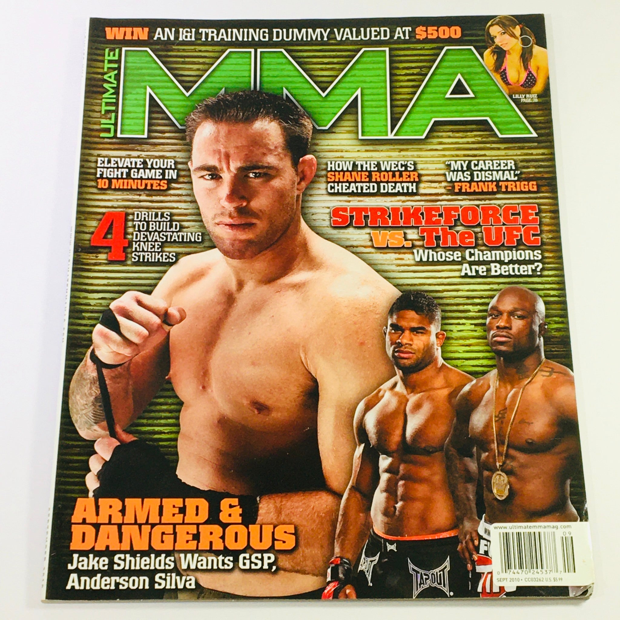 Ultimate MMA Magazine September 2010 - Jake Shields, Anderson Silva & Lilly Ruiz