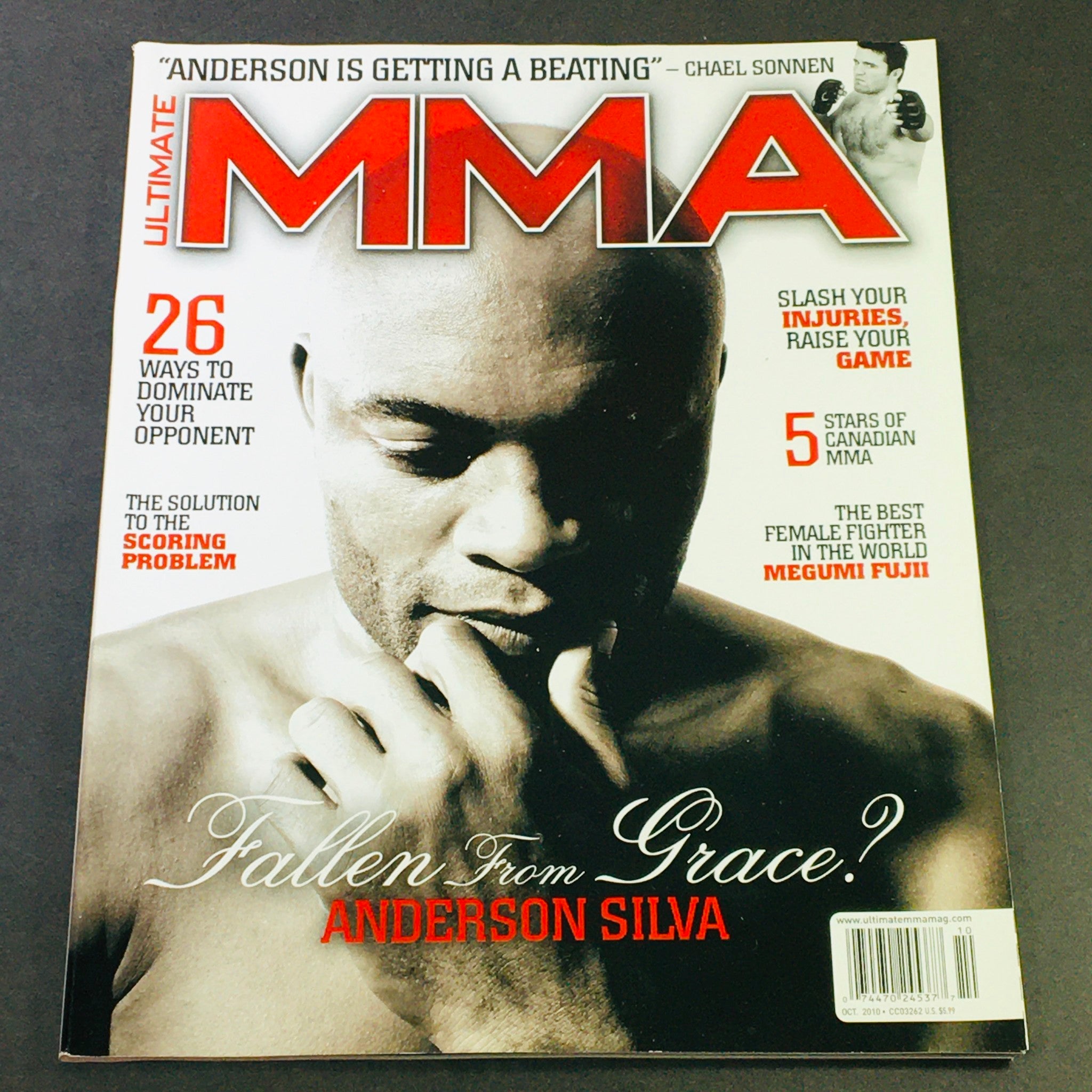 Ultimate MMA Magazine October 2010 - Anderson Silva & Chael Sonnen / Newsstand