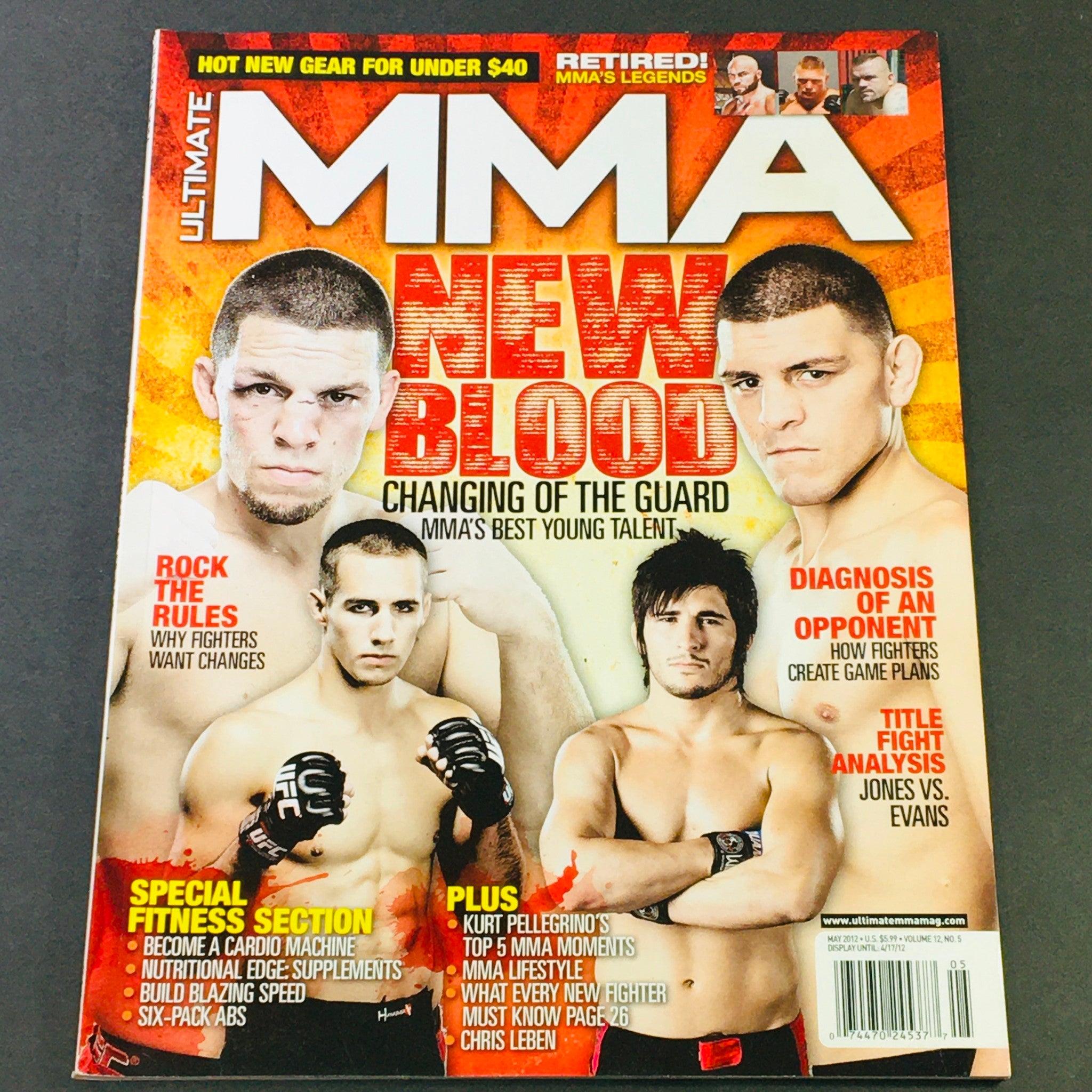 Ultimate MMA Magazine May 2012 - Jon Jones vs Rashad Evans & Kurt Pellegrino