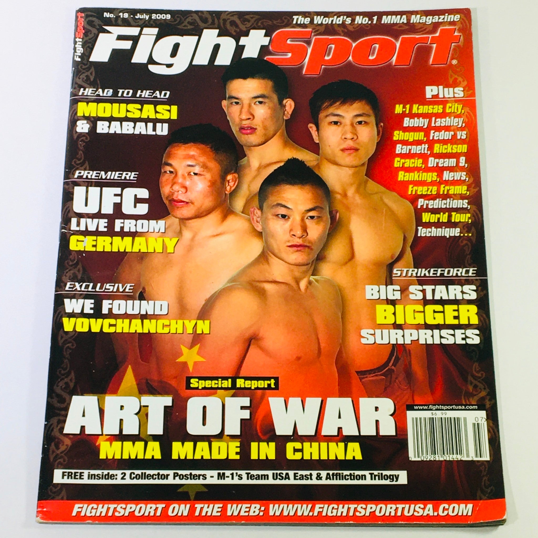 Fight Sport Magazine July 2009 #19 - Gegard Mousasi & Renato "Babalu" Sobral