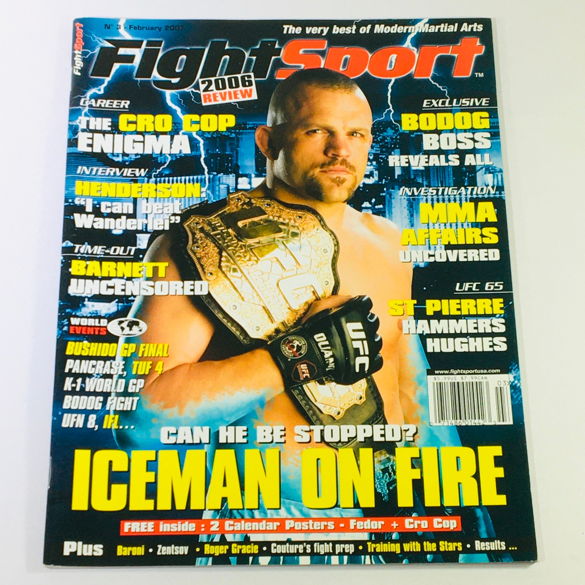 Fight Sport Magazine February 2007 #3 - Iceman Fedor Emelianenko & Roger Gracie