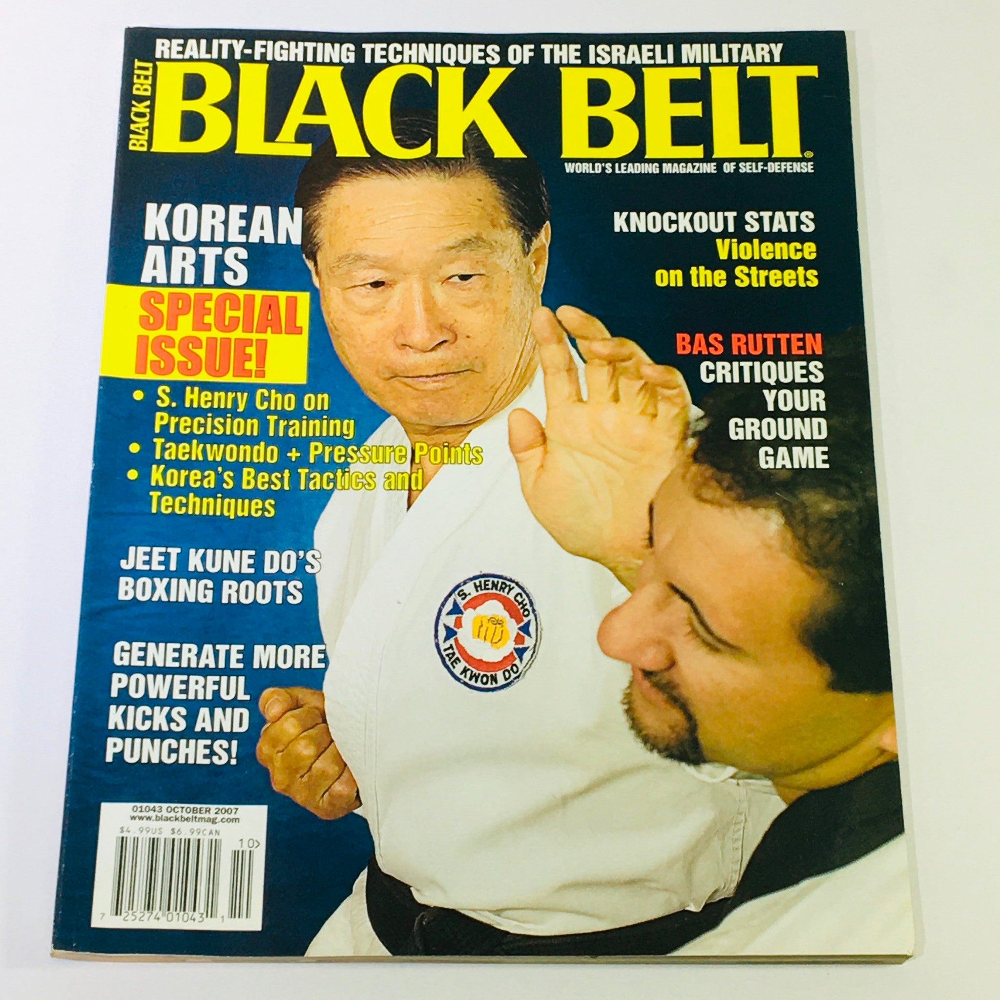 Black Belt Magazine October 2007 - S. Henry Cho on Precision Training / No Label