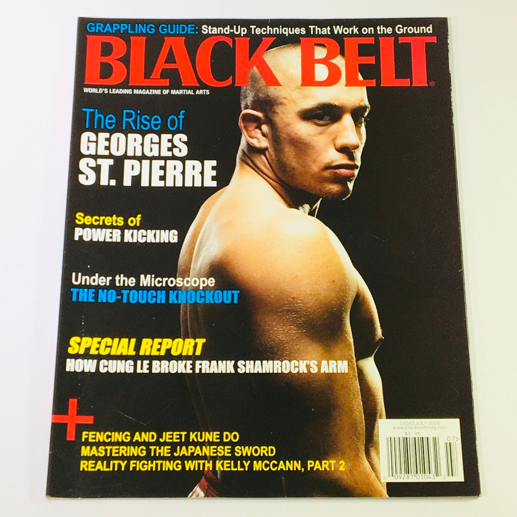 Black Belt Magazine July 2008 - George St. Pierre, Cung Le & Frank Shamrock