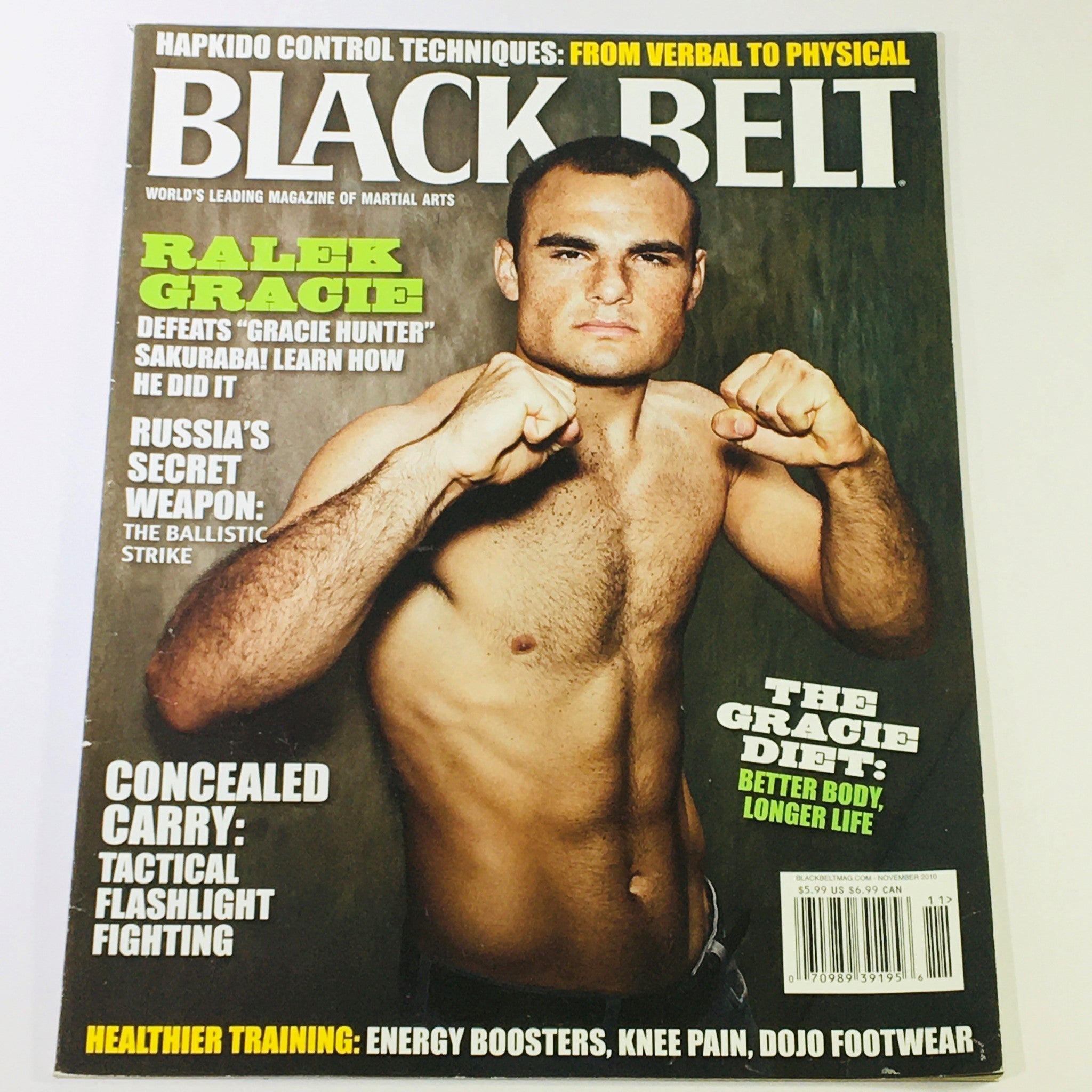 Black Belt Magazine November 2010 - Ralek Gracie & Russia Secret Weapon