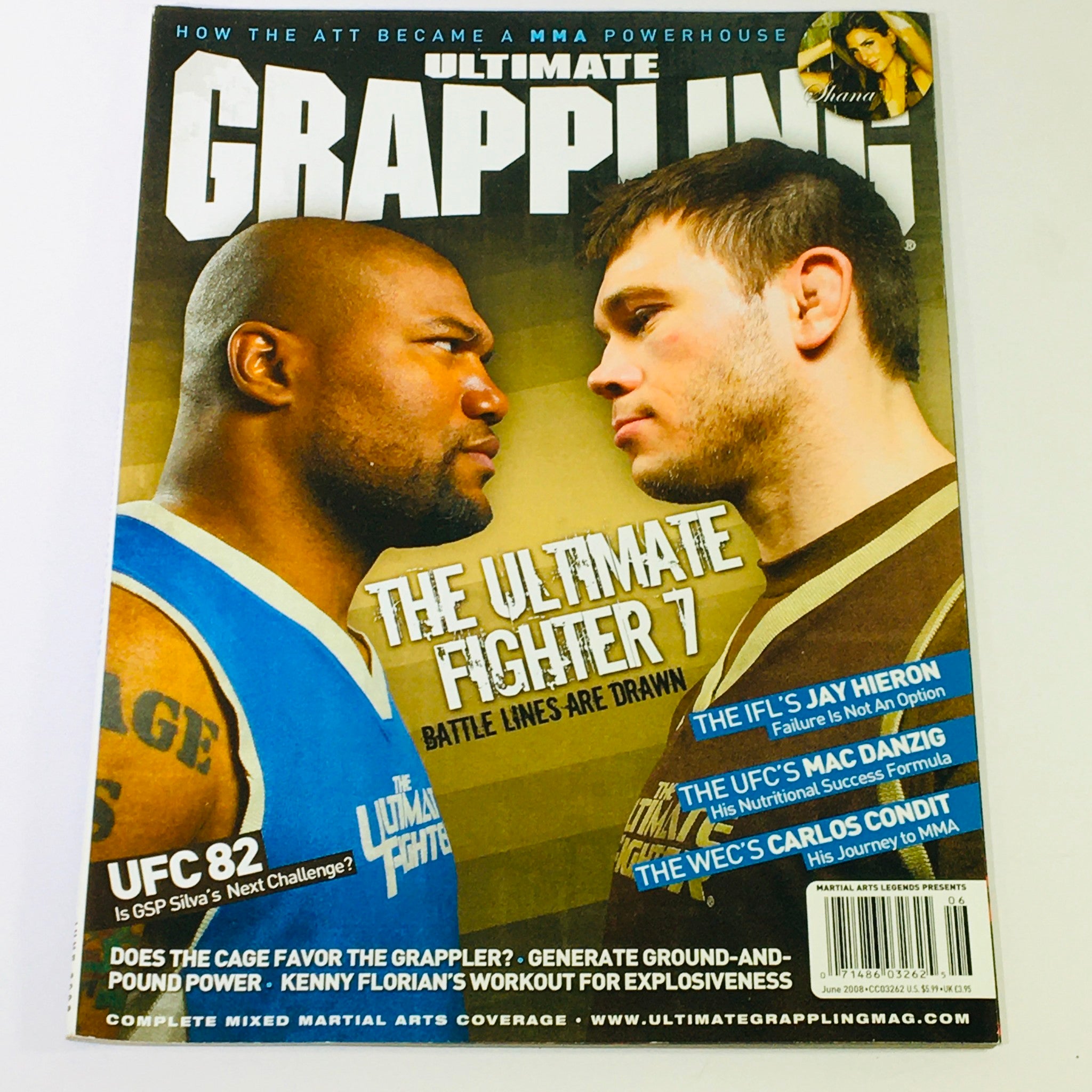 Ultimate Grappling MMA Magazine June 2008 - Anderson Silva & Kenny Florian