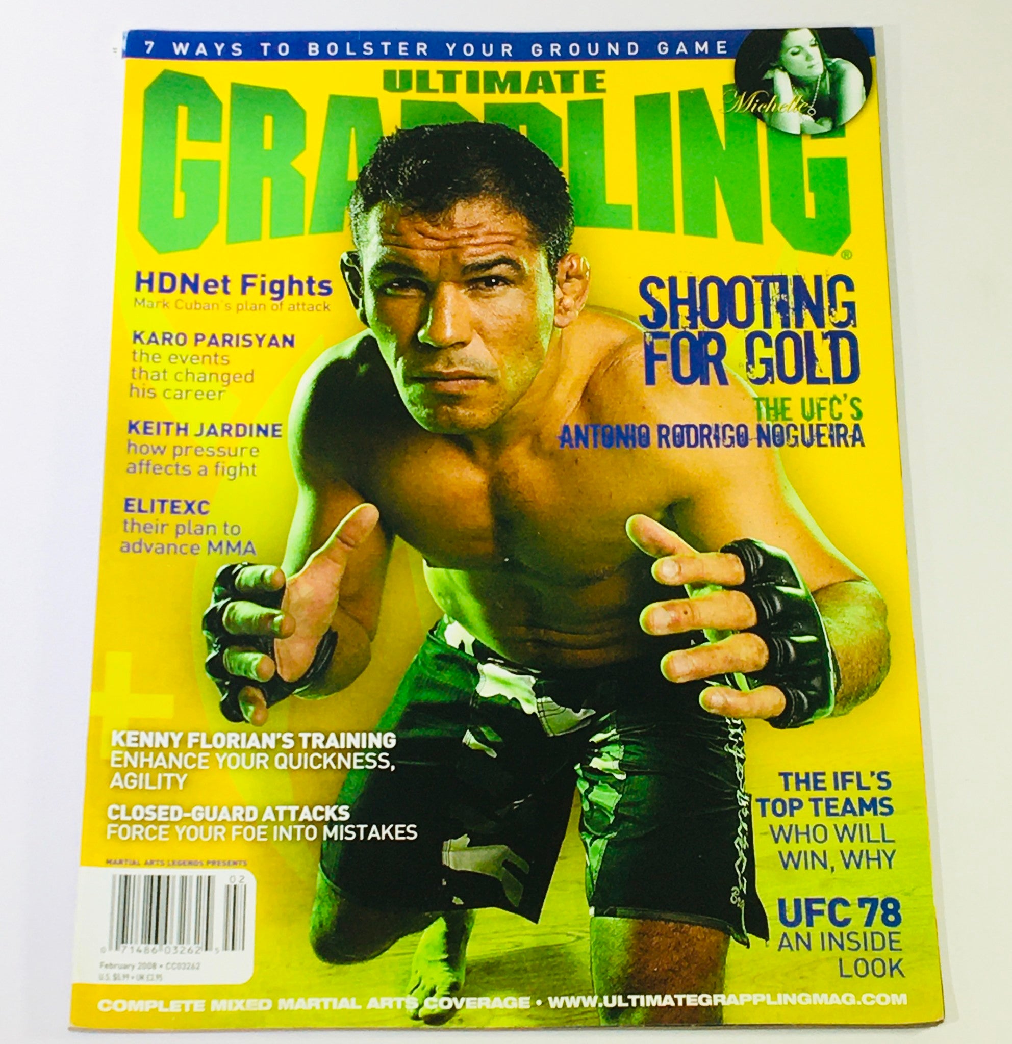 Ultimate Grappling MMA Magazine February 2008 - UFC's Antonio Rodrigo Noguiera