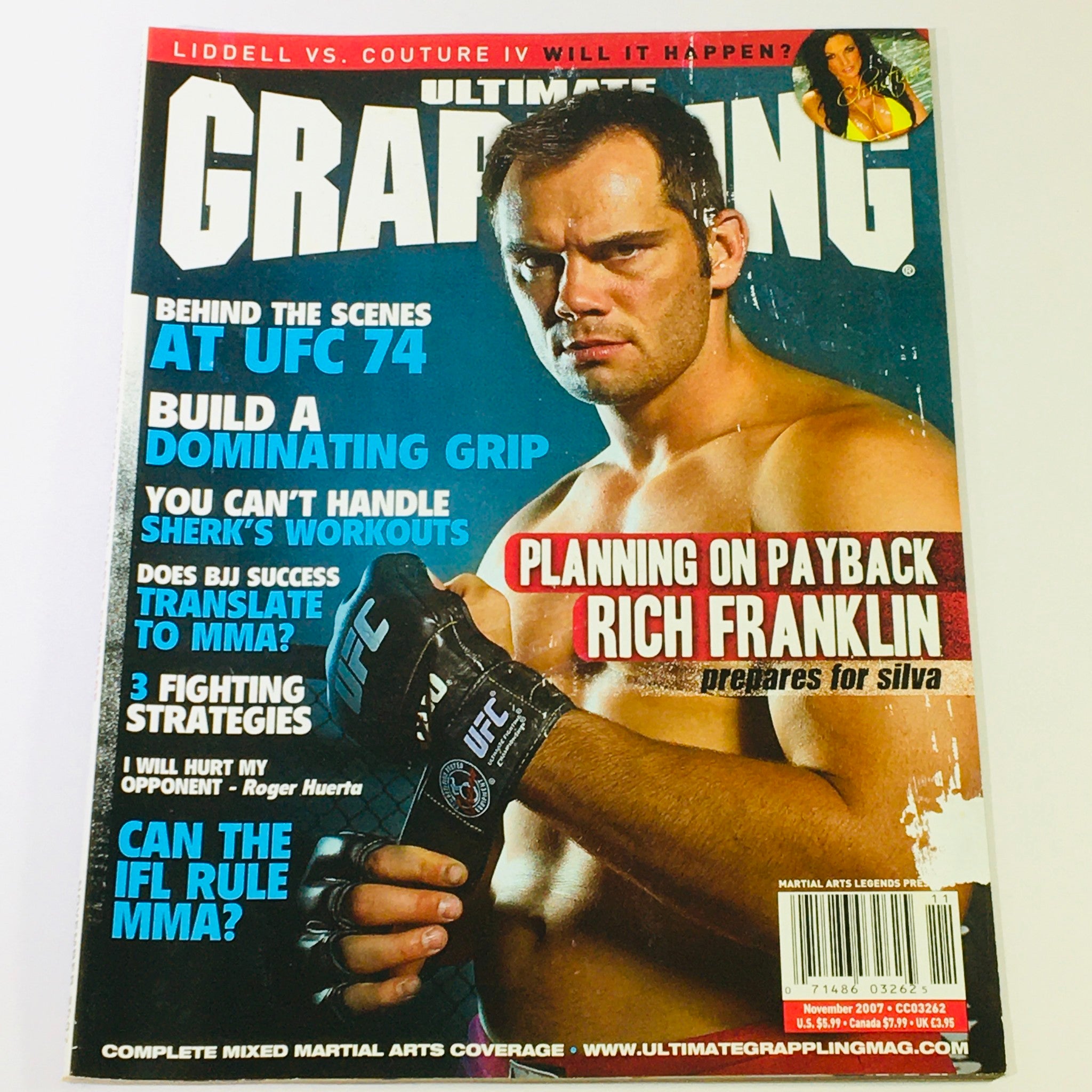 Ultimate Grappling MMA Magazine November 2007 - Rich Franklin vs Tim Sylvia