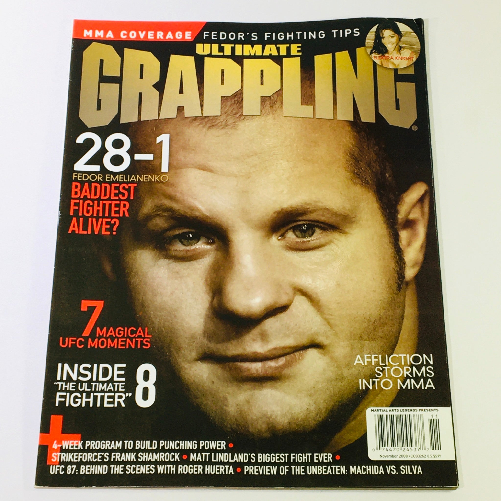 Ultimate Grappling MMA Magazine November 2008 - Frank Shamrock & Matt Lindland