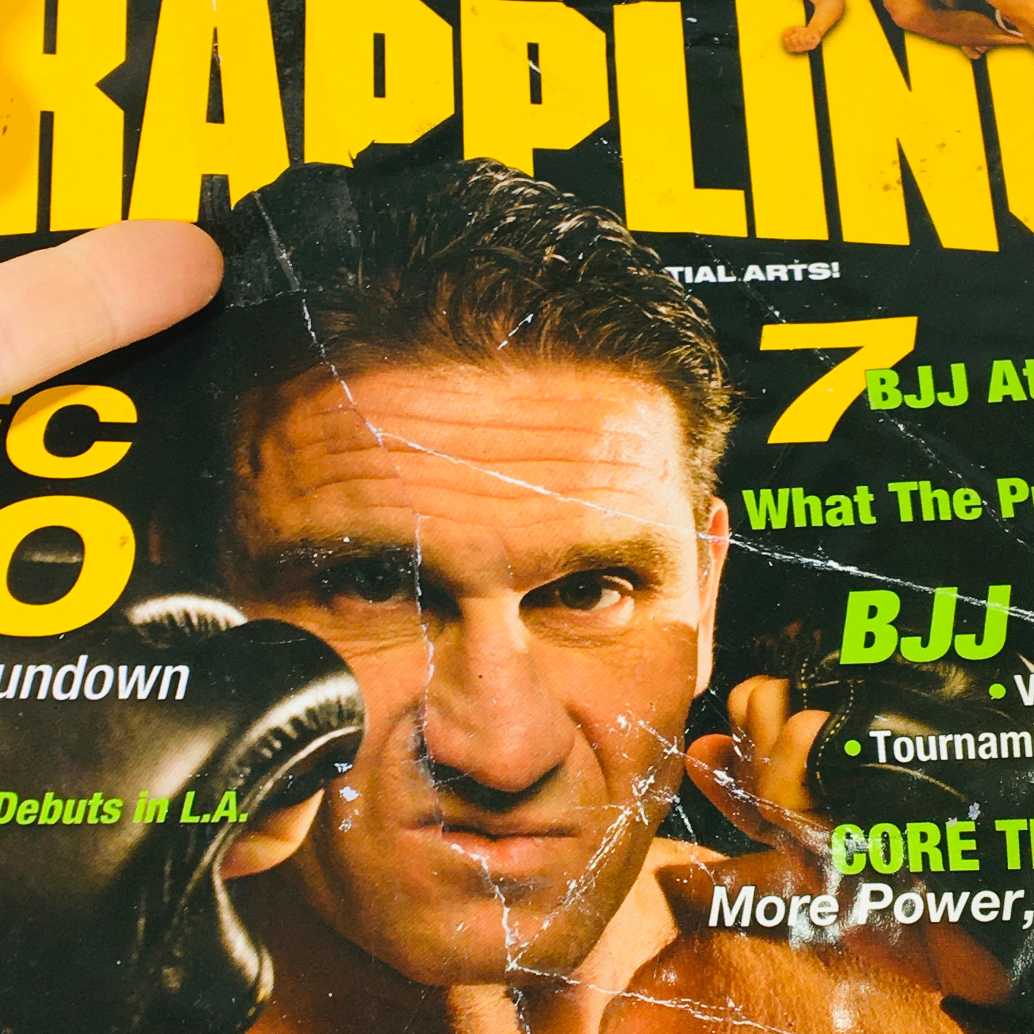 Ultimate Grappling MMA Magazine August 2006 - Ken Shamrock and Tito Ortiz