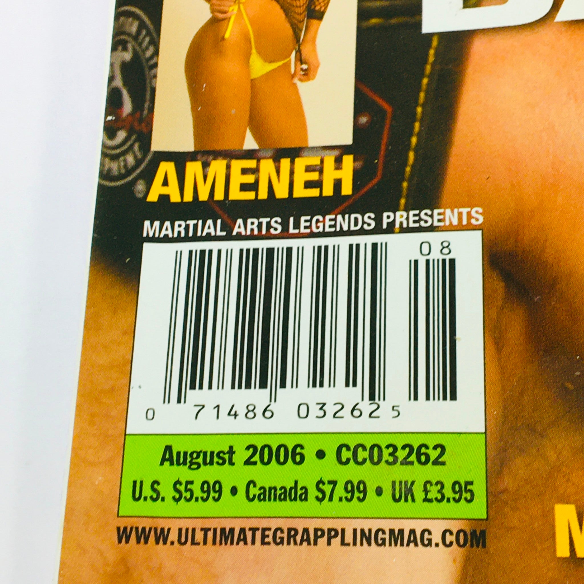 Ultimate Grappling MMA Magazine August 2006 - Ken Shamrock and Tito Ortiz