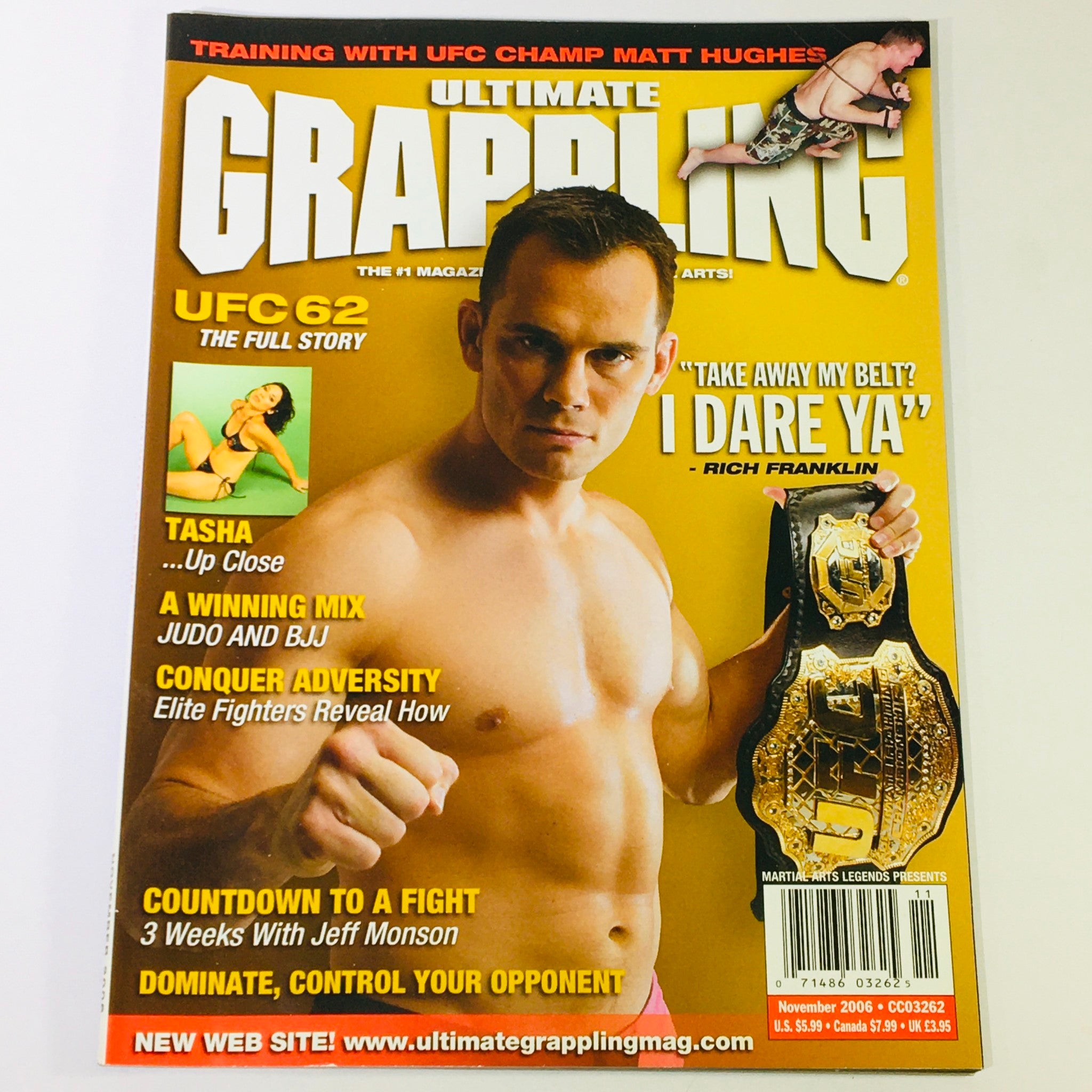 Ultimate Grappling MMA Magazine November 2006 - Rich Franklin & Matt Hughes