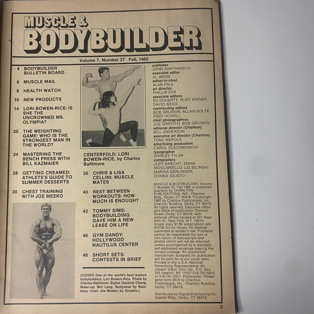 Muscle & Bodybuilder 1985 Lori Bowen-Rice