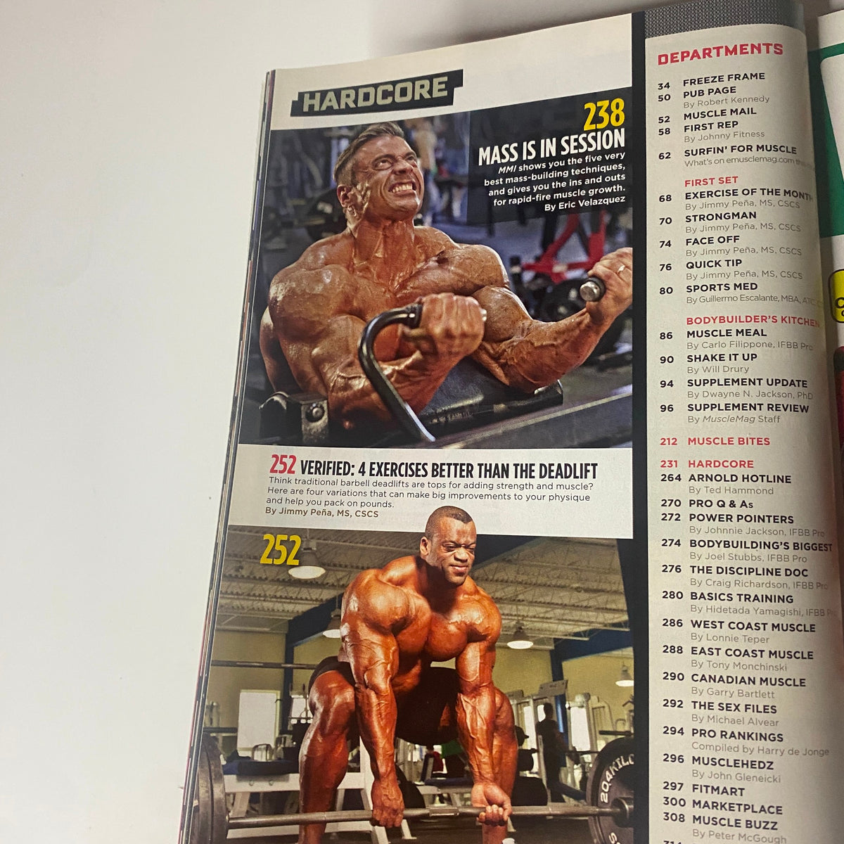 MuscleMag July 2011 Johnnie Jackson Vintage Magazine
